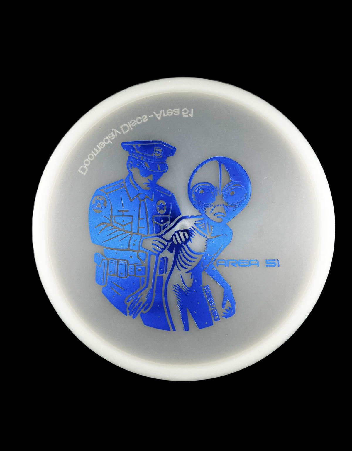 Doomsday Discs Glow Isolation Area 51 - midrange disc golf disc