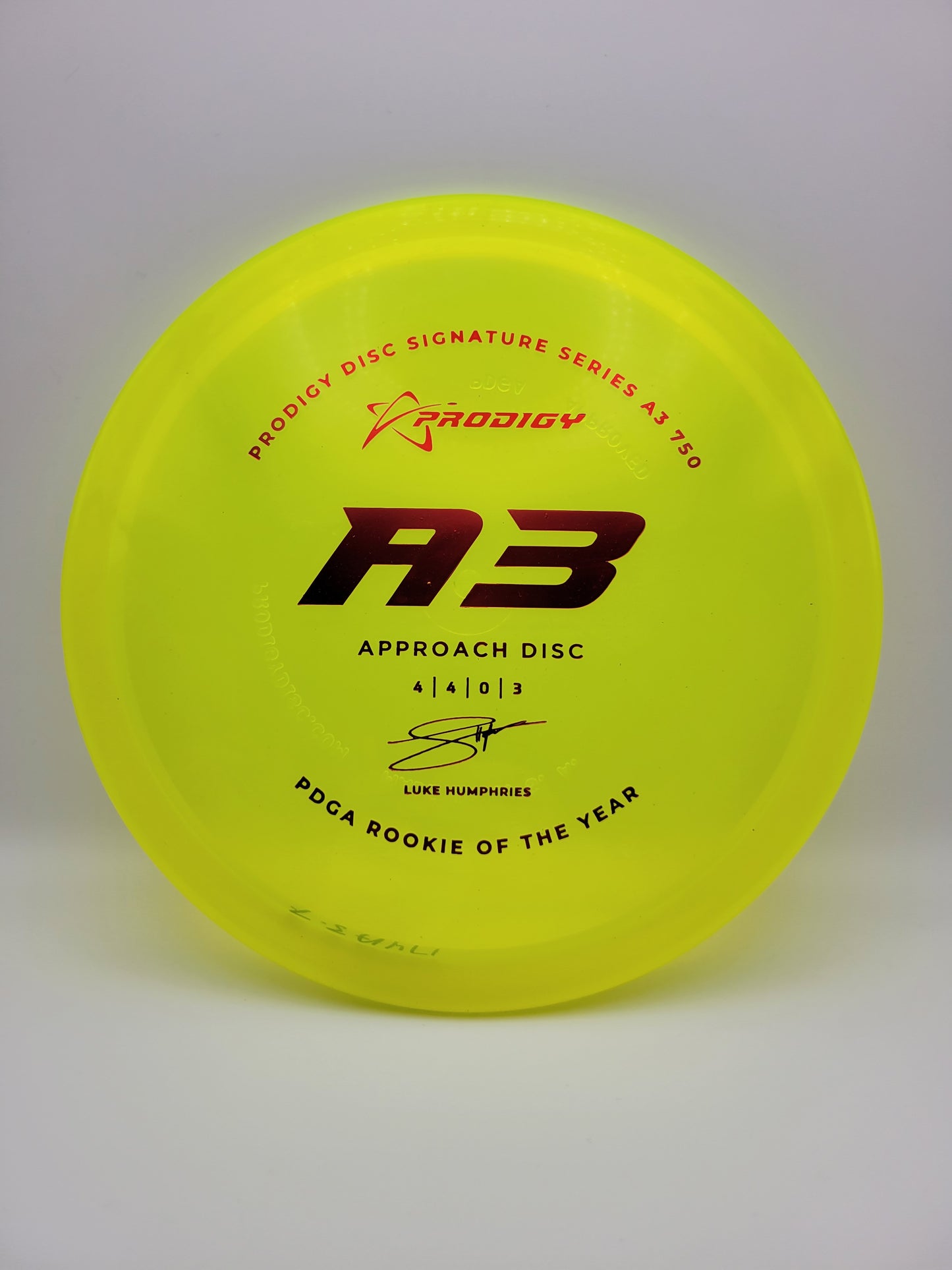 Prodigy Luke Humphries 2022 Signature Series 750 A3