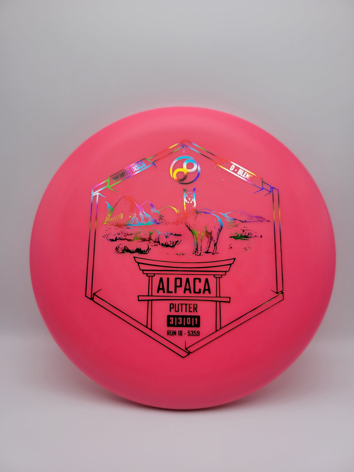 Infinite Discs Alpaca D-Blend - putter disc golf disc