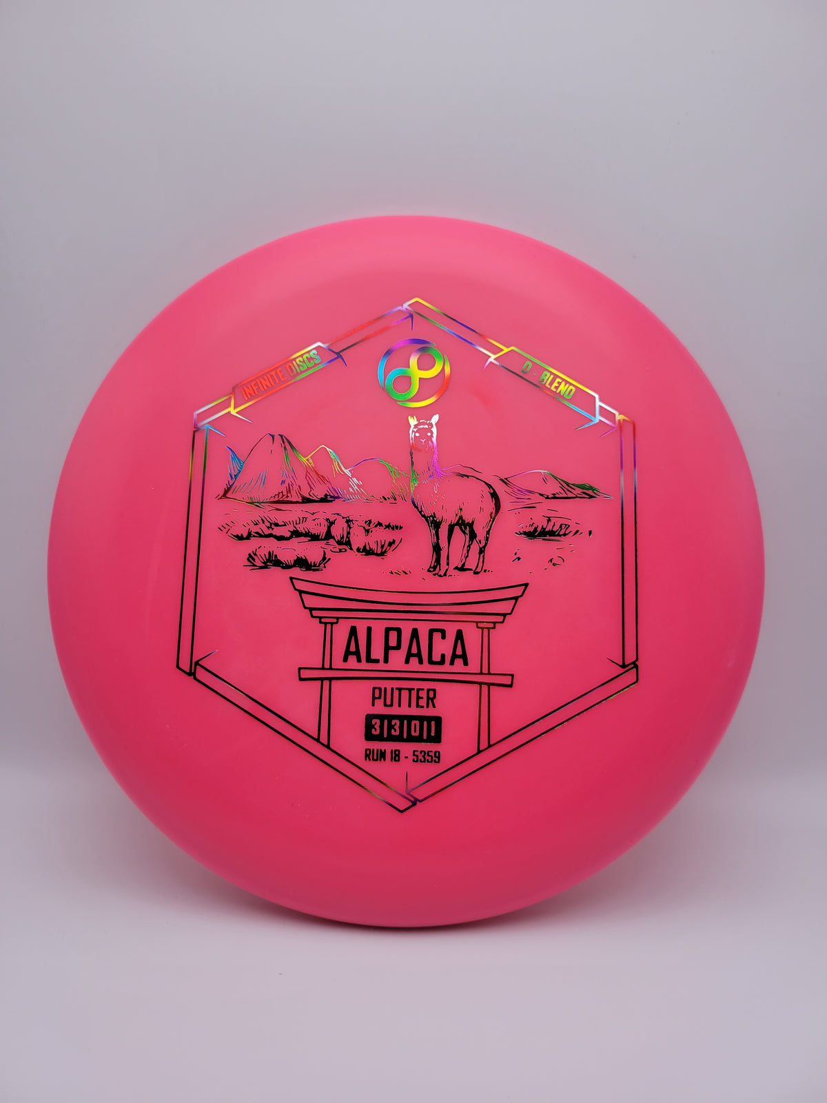 Infinite Discs Alpaca D-Blend - putter disc golf disc