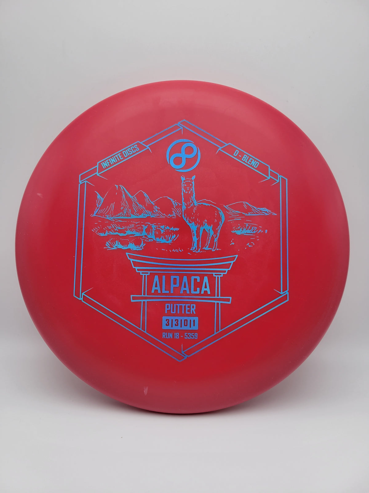 Infinite Discs Alpaca D-Blend - putter disc golf disc