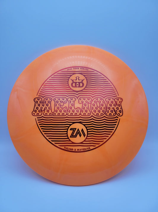 Dynamic Discs Fuzion-X Burst Maverick Zach Melton Team Series