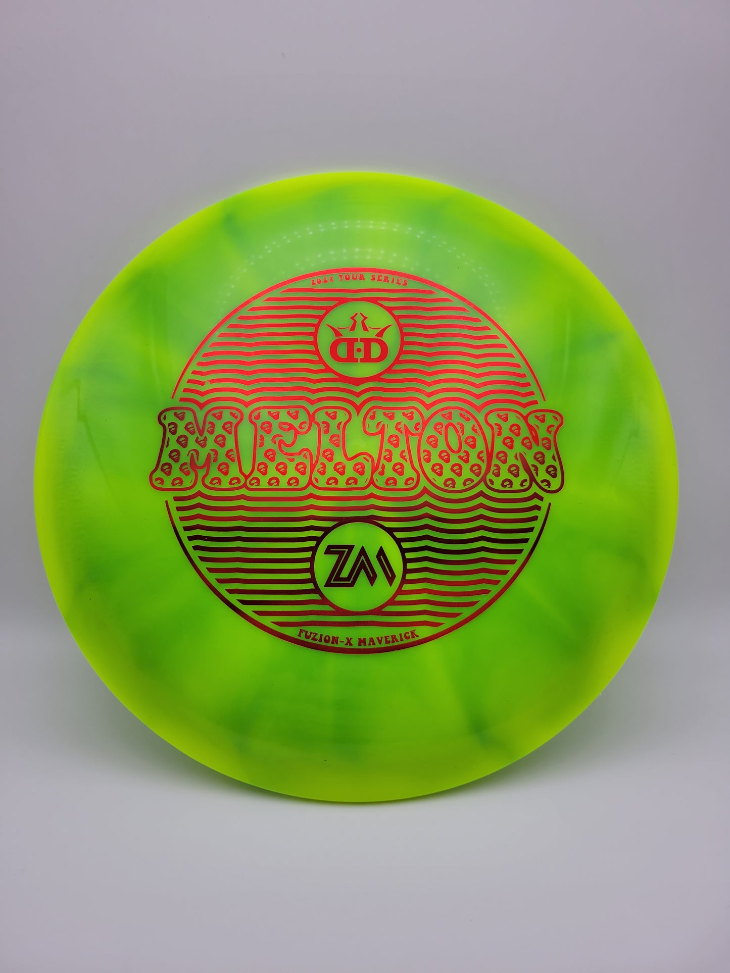 Dynamic Discs Fuzion-X Burst Maverick Zach Melton Team Series