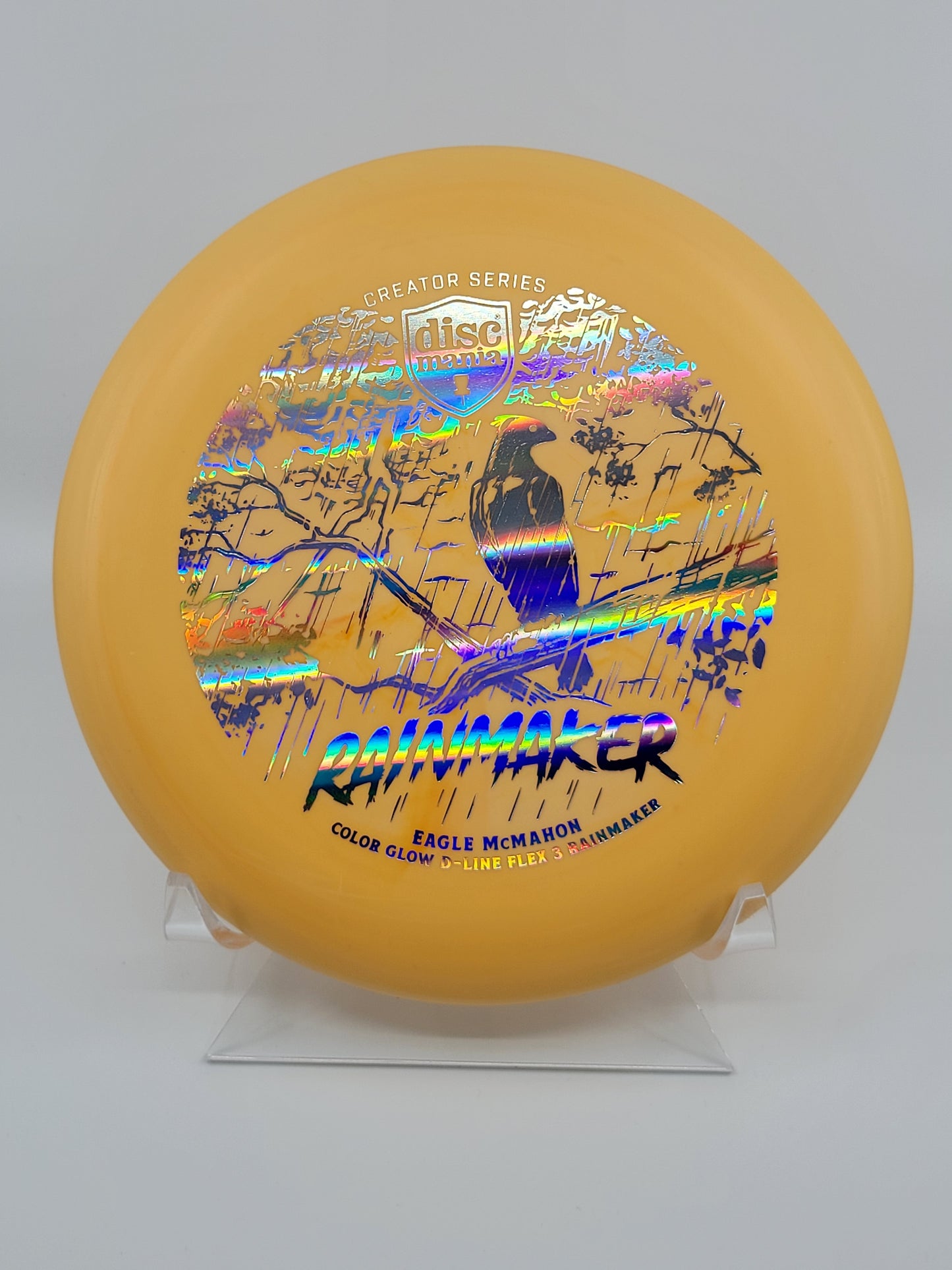 Discmania Eagle McMahon Creator Series Color Glow D-Line Rainmaker (Flex 3)