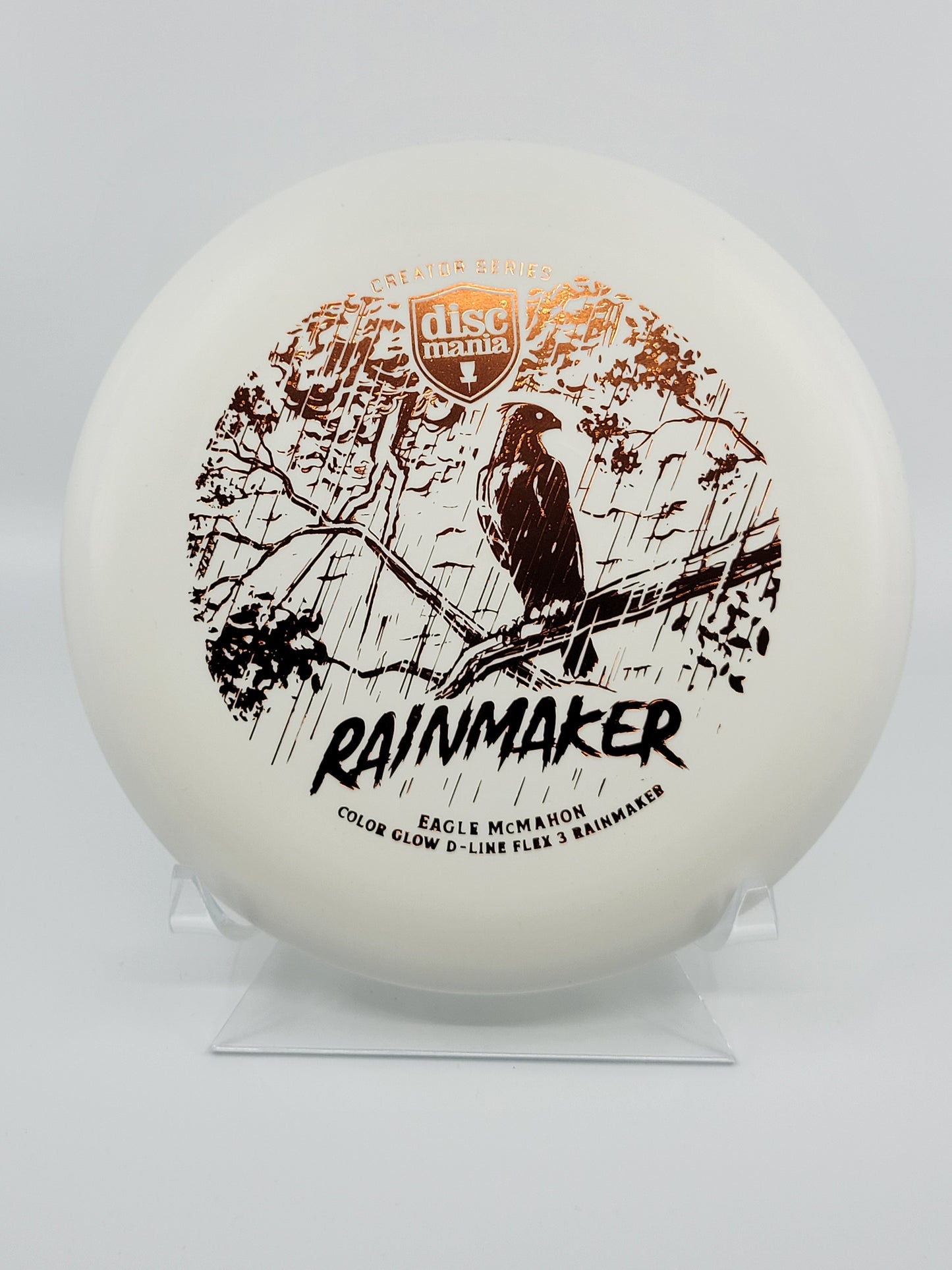 Discmania Eagle McMahon Creator Series Color Glow D-Line Rainmaker (Flex 3)