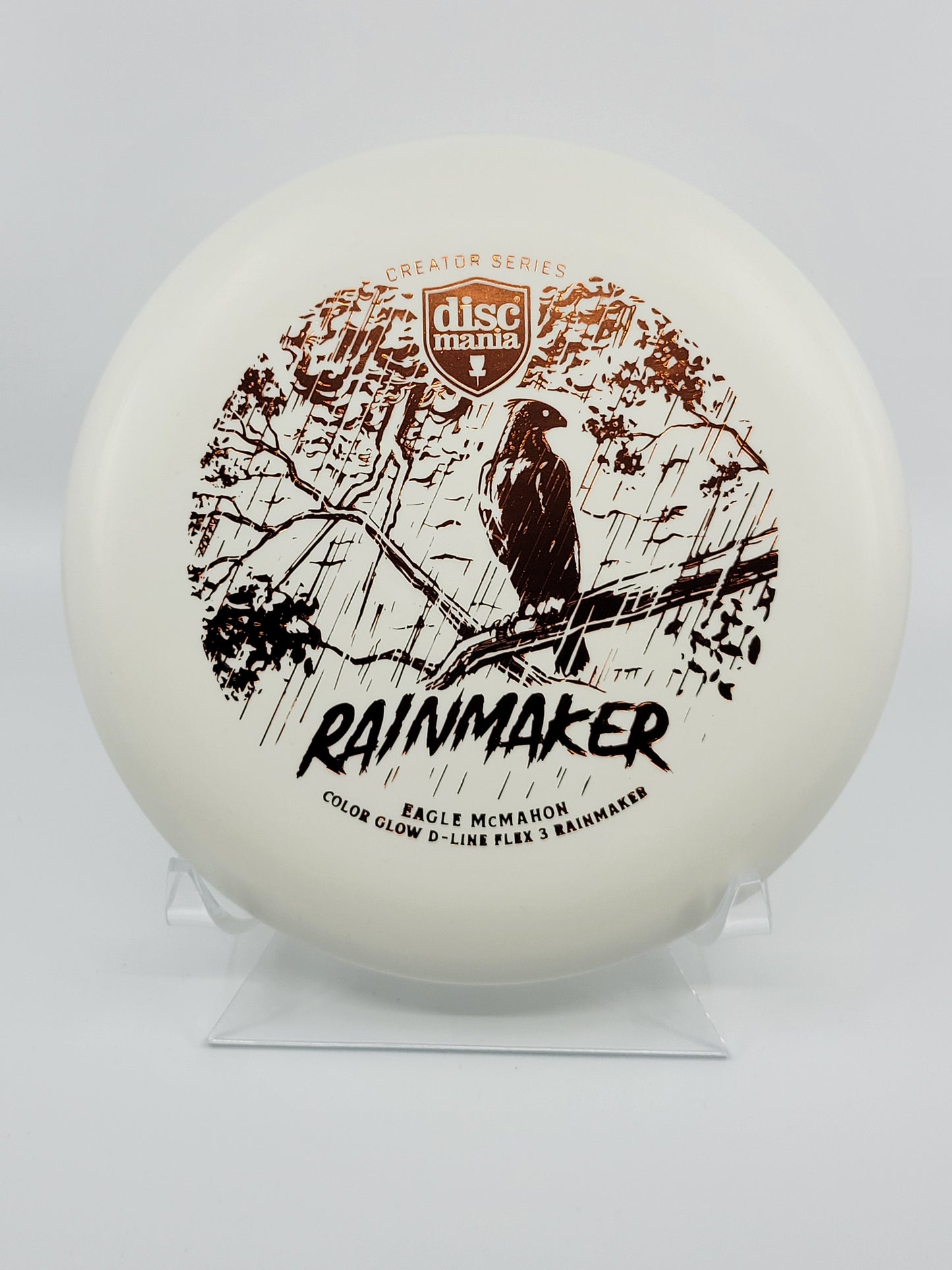 Discmania Eagle McMahon Creator Series Color Glow D-Line Rainmaker (Flex 3)