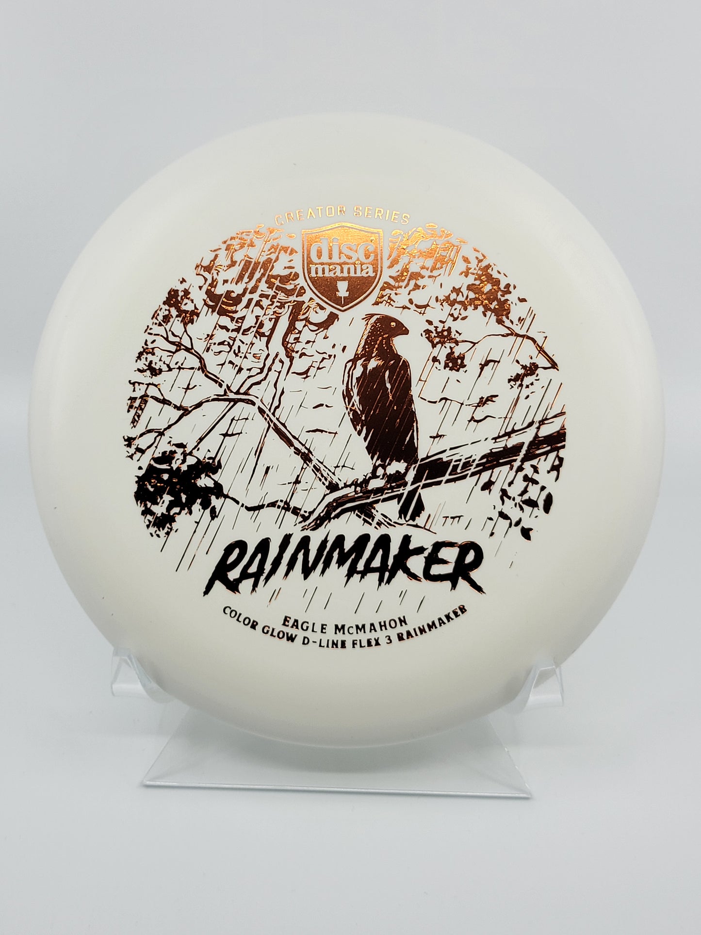 Discmania Eagle McMahon Creator Series Color Glow D-Line Rainmaker (Flex 3)