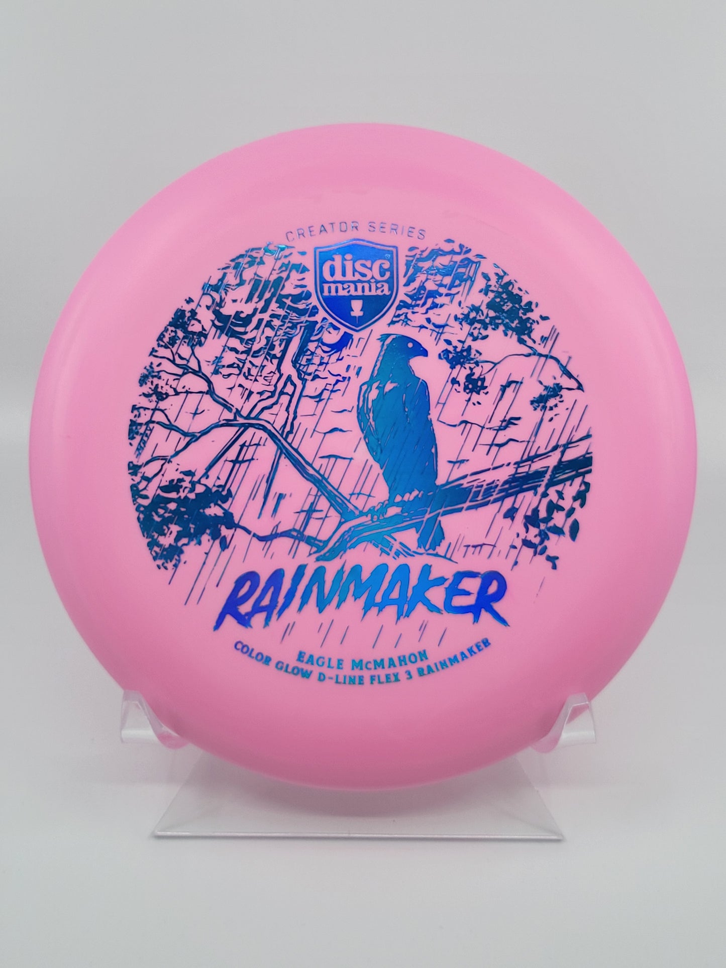 Discmania Eagle McMahon Creator Series Color Glow D-Line Rainmaker (Flex 3)