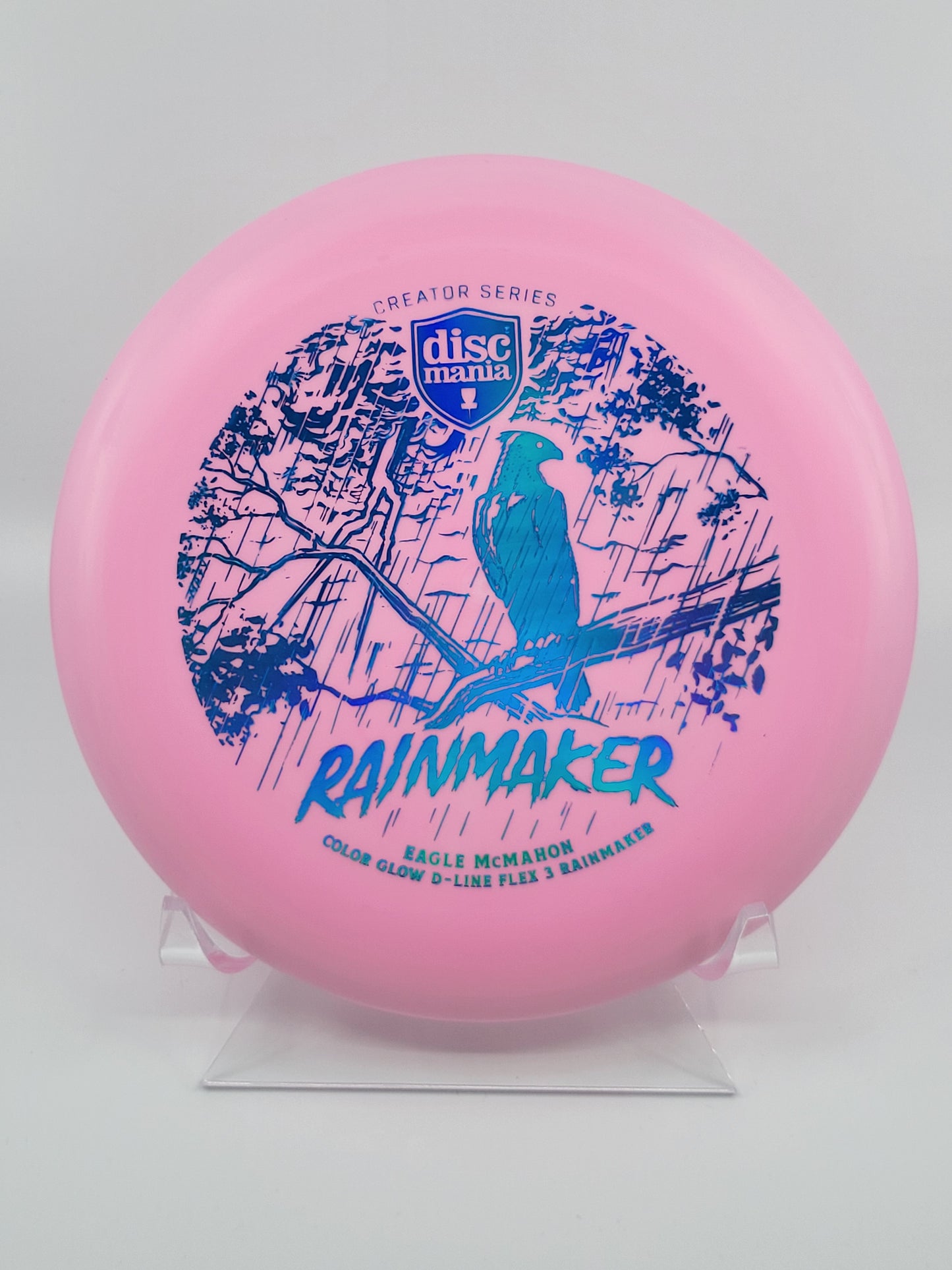 Discmania Eagle McMahon Creator Series Color Glow D-Line Rainmaker (Flex 3)