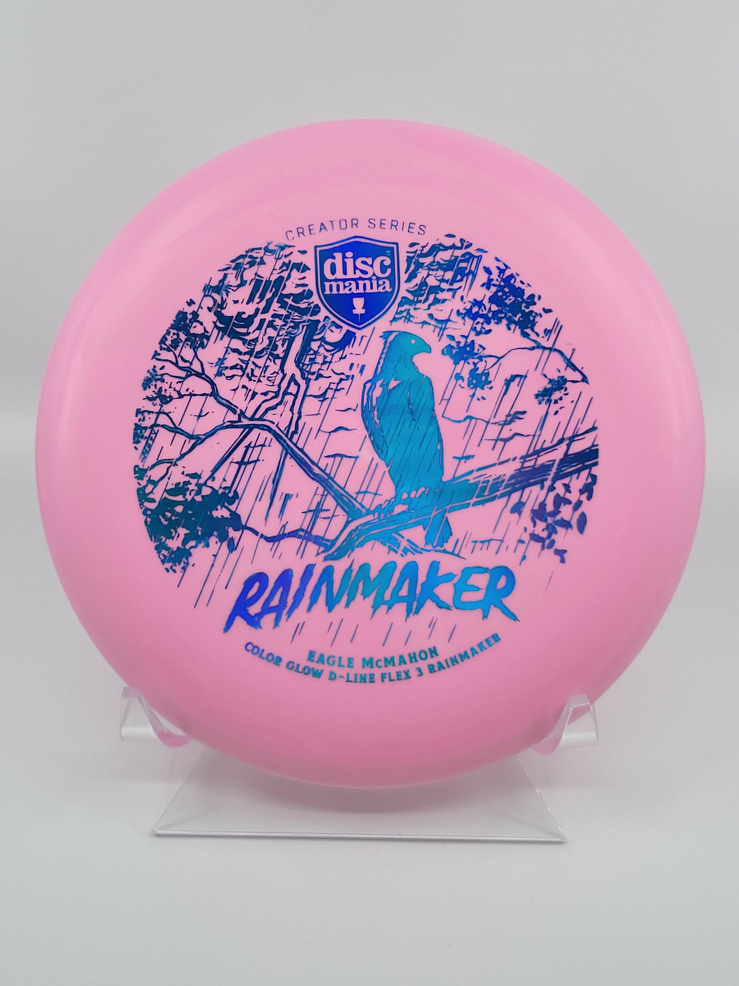Discmania Eagle McMahon Creator Series Color Glow D-Line Rainmaker (Flex 3)