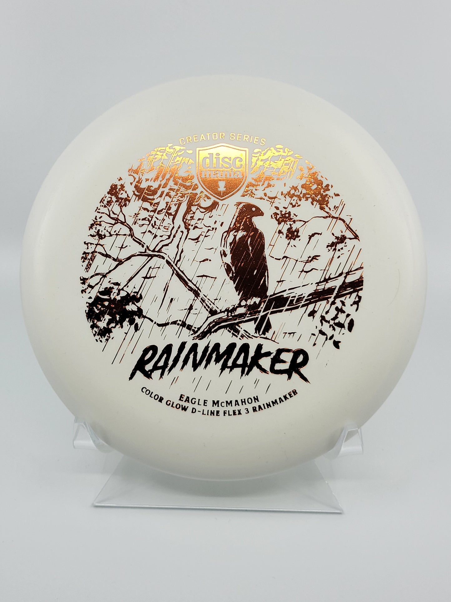 Discmania Eagle McMahon Creator Series Color Glow D-Line Rainmaker (Flex 3)