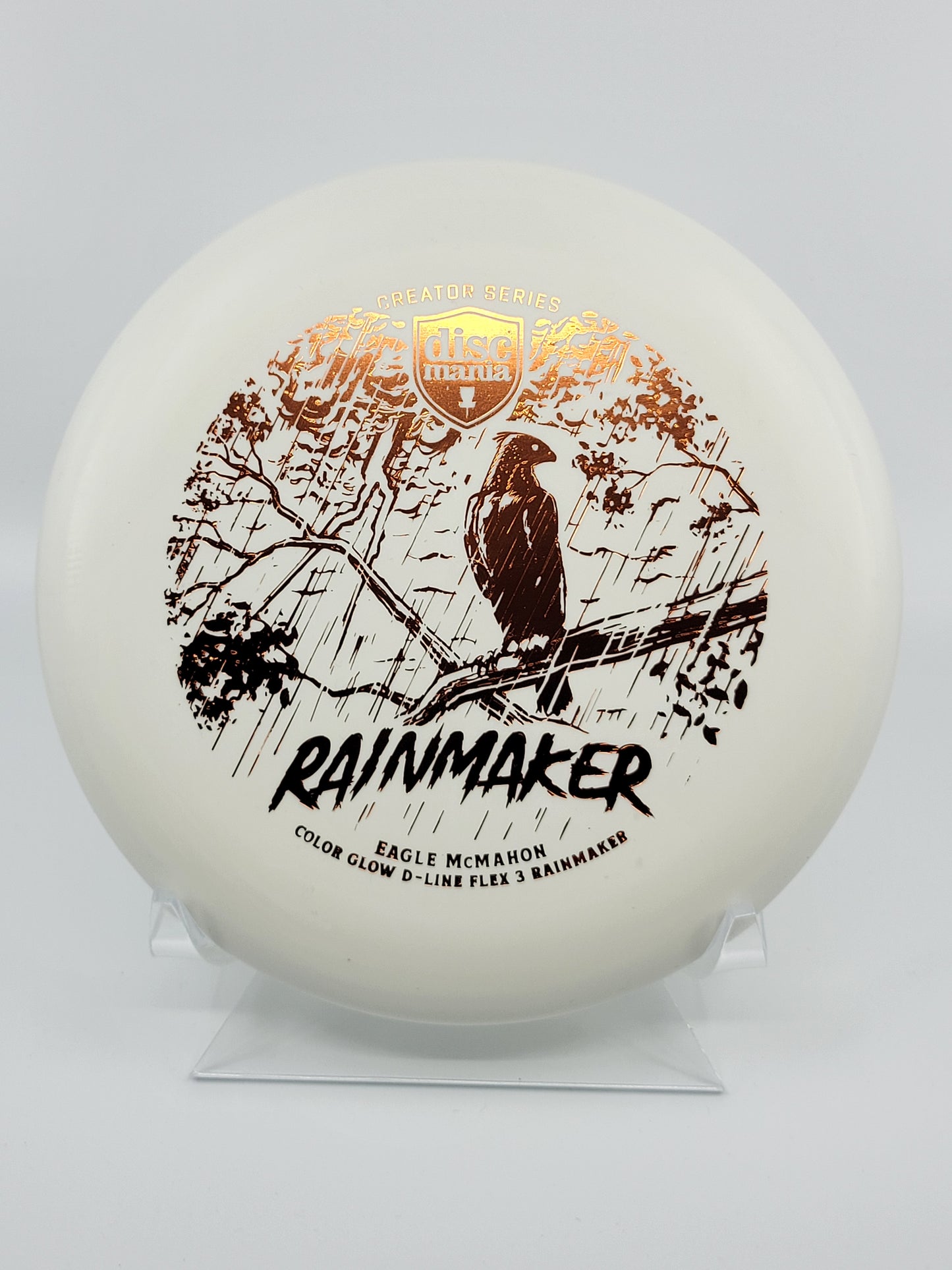 Discmania Eagle McMahon Creator Series Color Glow D-Line Rainmaker (Flex 3)