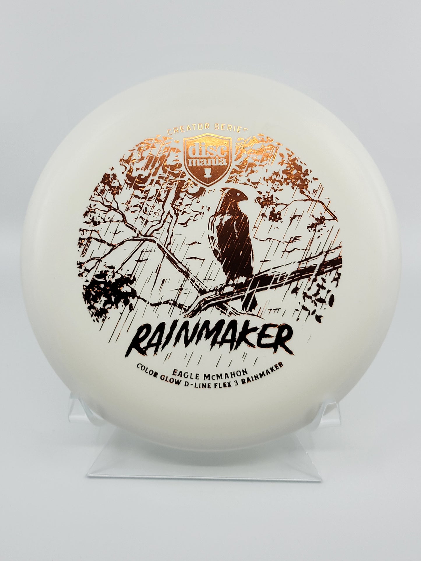 Discmania Eagle McMahon Creator Series Color Glow D-Line Rainmaker (Flex 3)