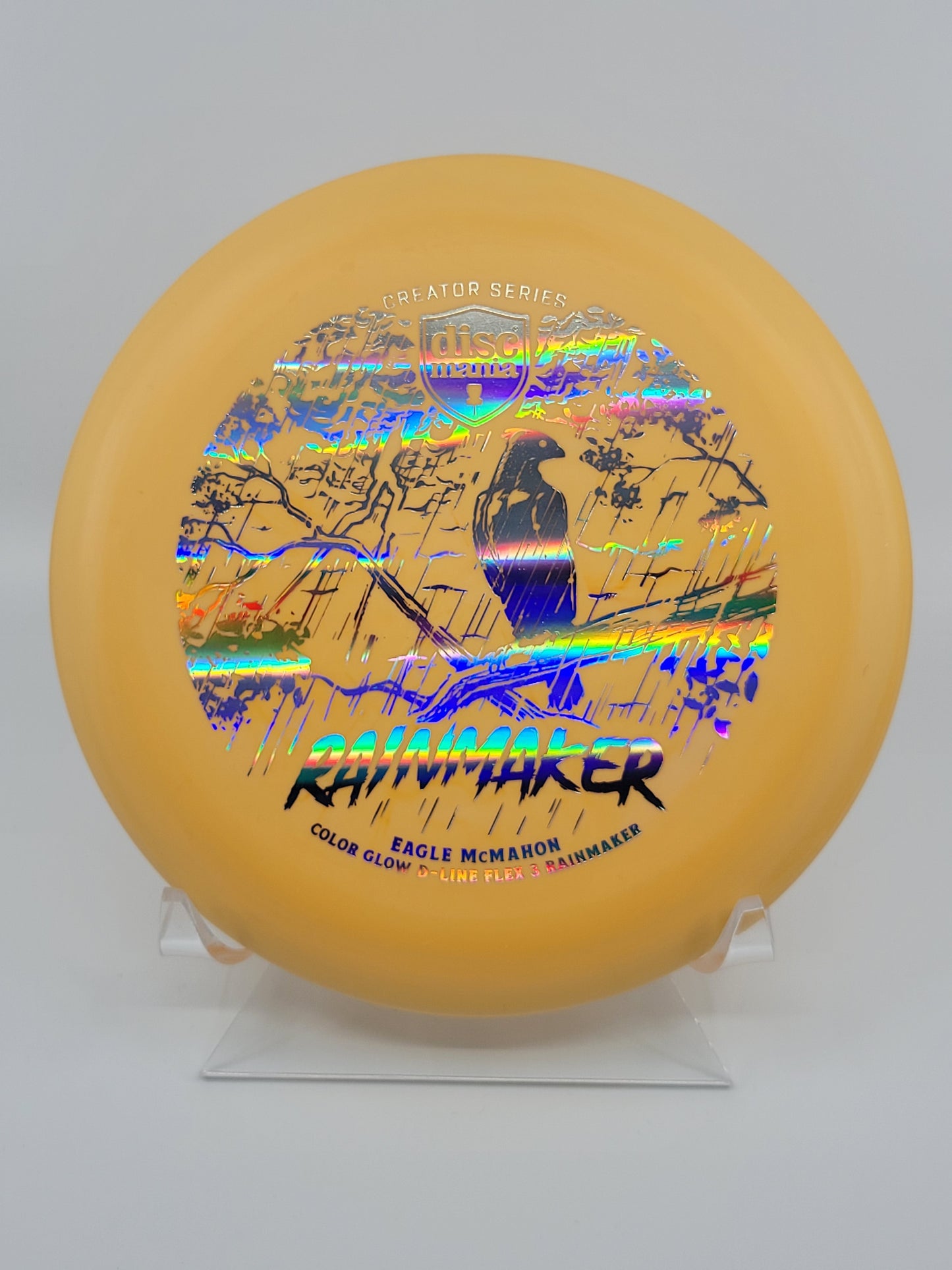 Discmania Eagle McMahon Creator Series Color Glow D-Line Rainmaker (Flex 3)