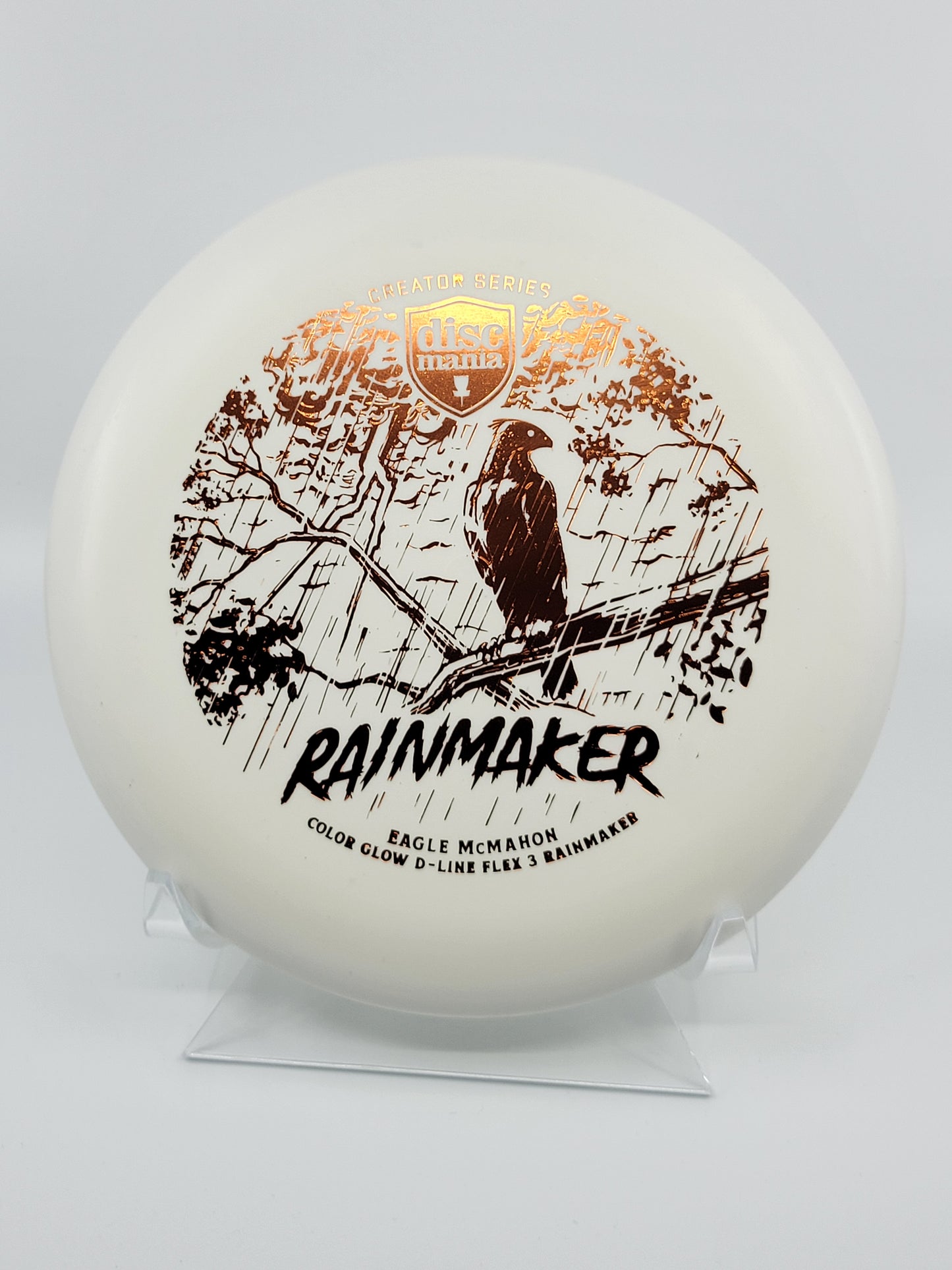 Discmania Eagle McMahon Creator Series Color Glow D-Line Rainmaker (Flex 3)