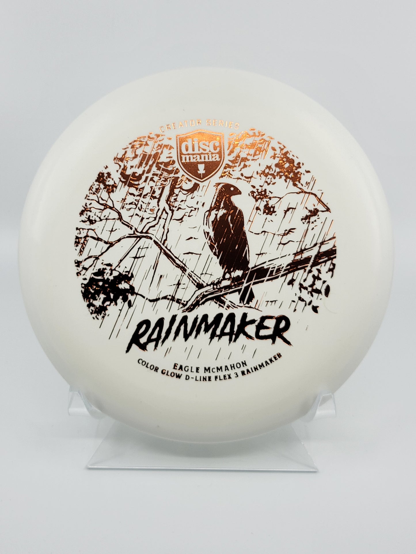 Discmania Eagle McMahon Creator Series Color Glow D-Line Rainmaker (Flex 3)