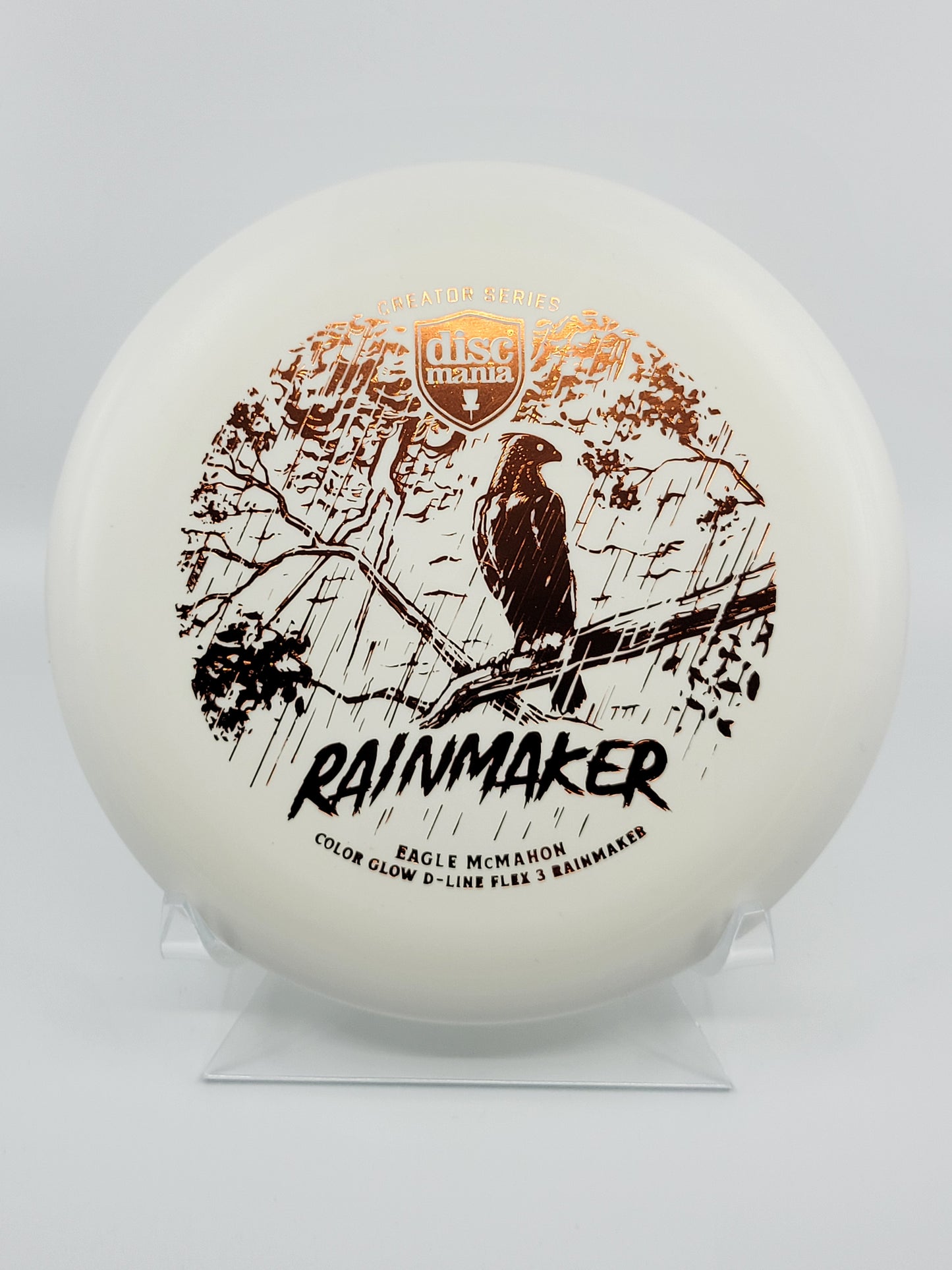 Discmania Eagle McMahon Creator Series Color Glow D-Line Rainmaker (Flex 3)