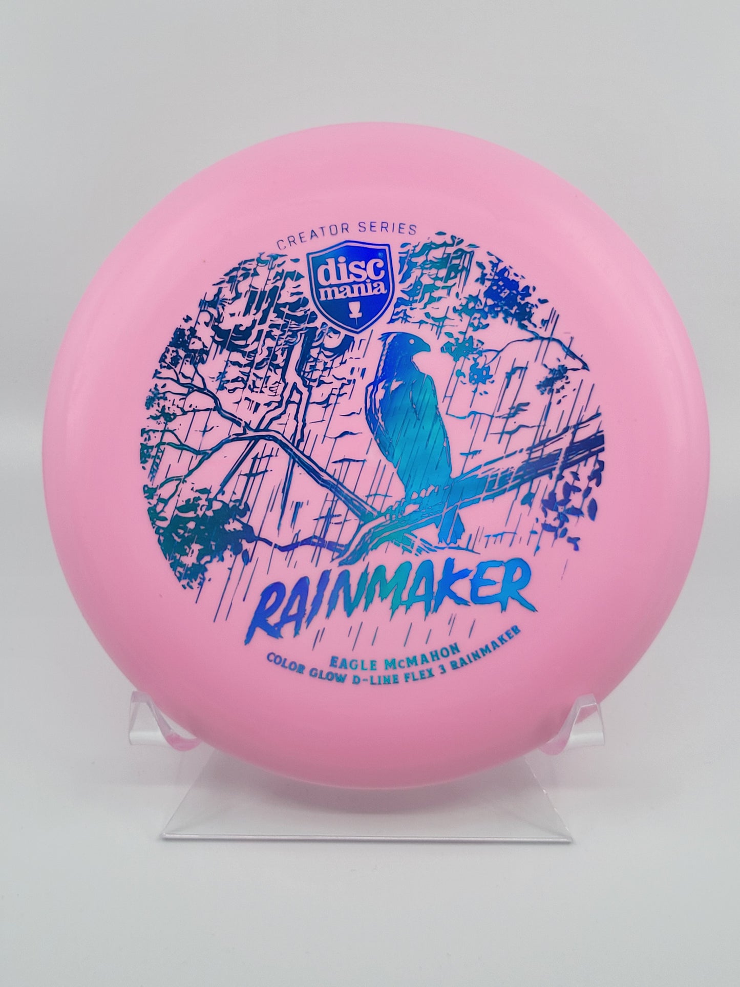 Discmania Eagle McMahon Creator Series Color Glow D-Line Rainmaker (Flex 3)