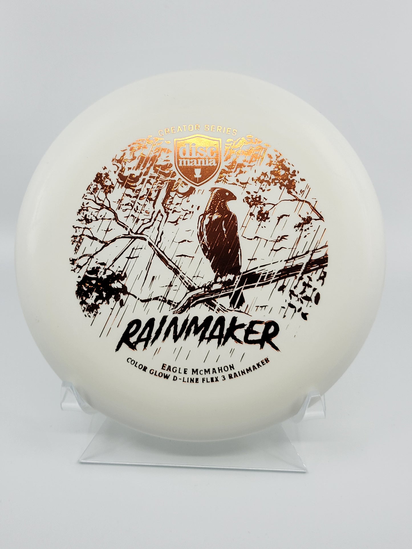 Discmania Eagle McMahon Creator Series Color Glow D-Line Rainmaker (Flex 3)