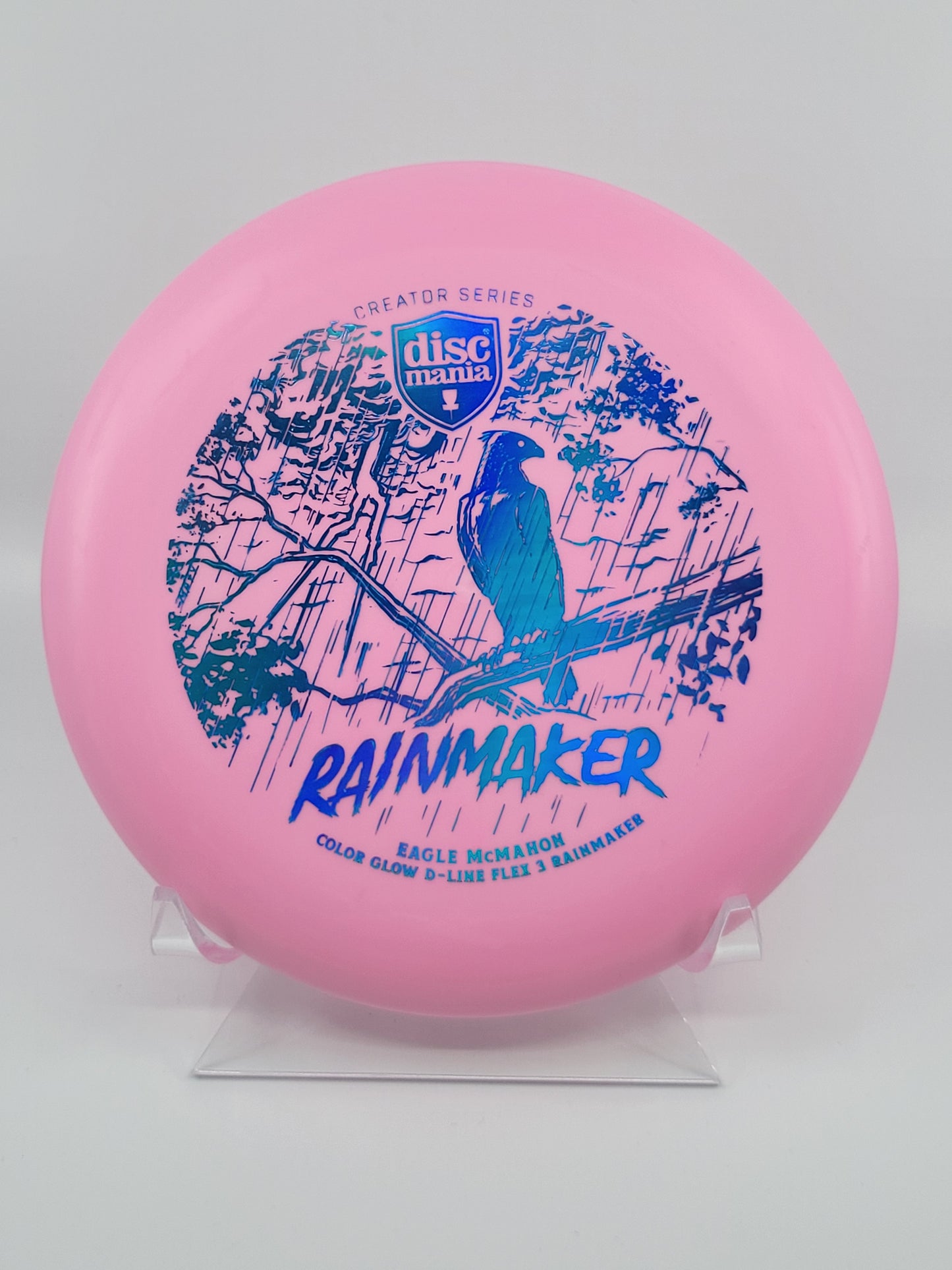 Discmania Eagle McMahon Creator Series Color Glow D-Line Rainmaker (Flex 3)