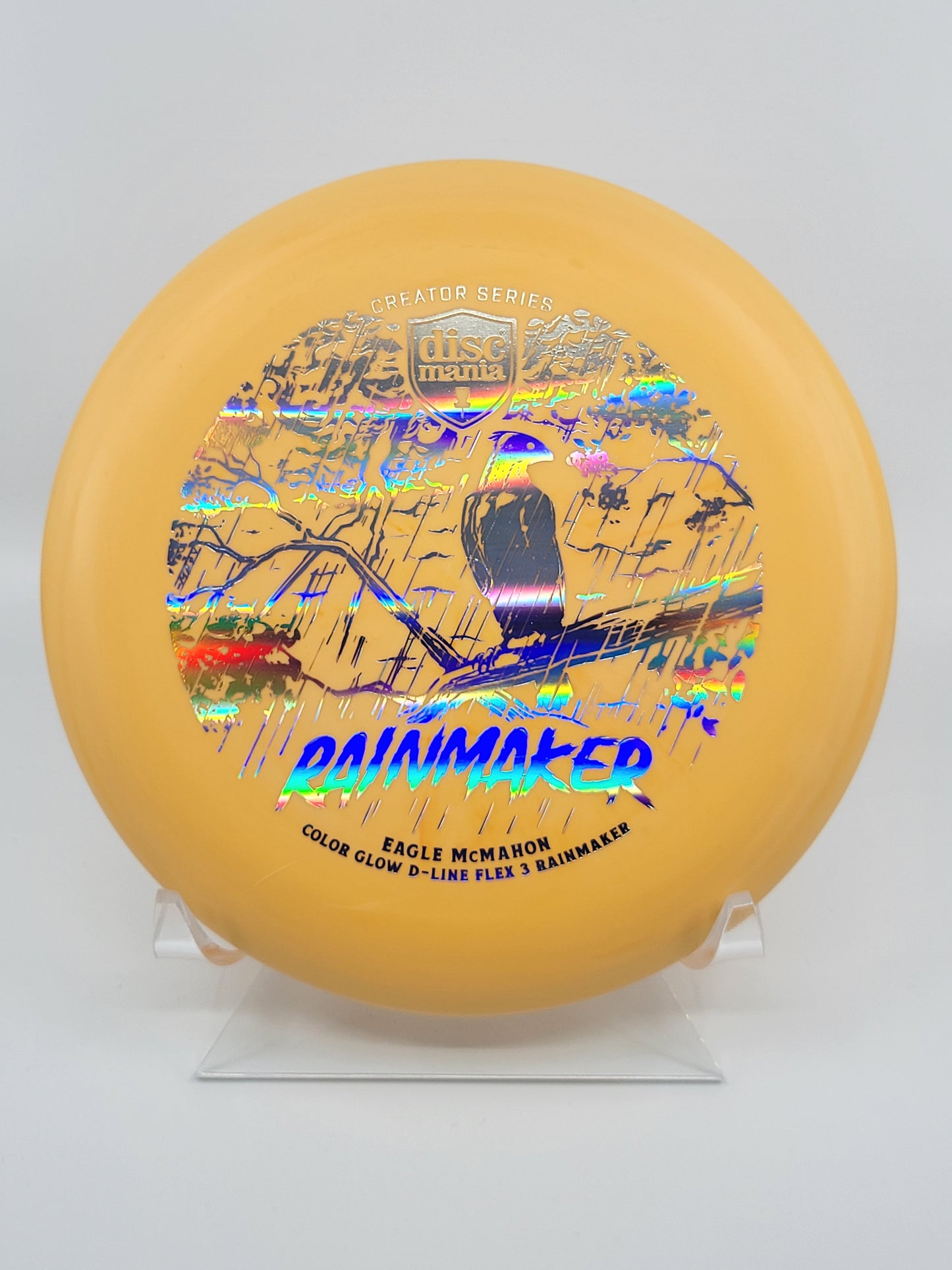 Discmania Eagle McMahon Creator Series Color Glow D-Line Rainmaker (Flex 3)
