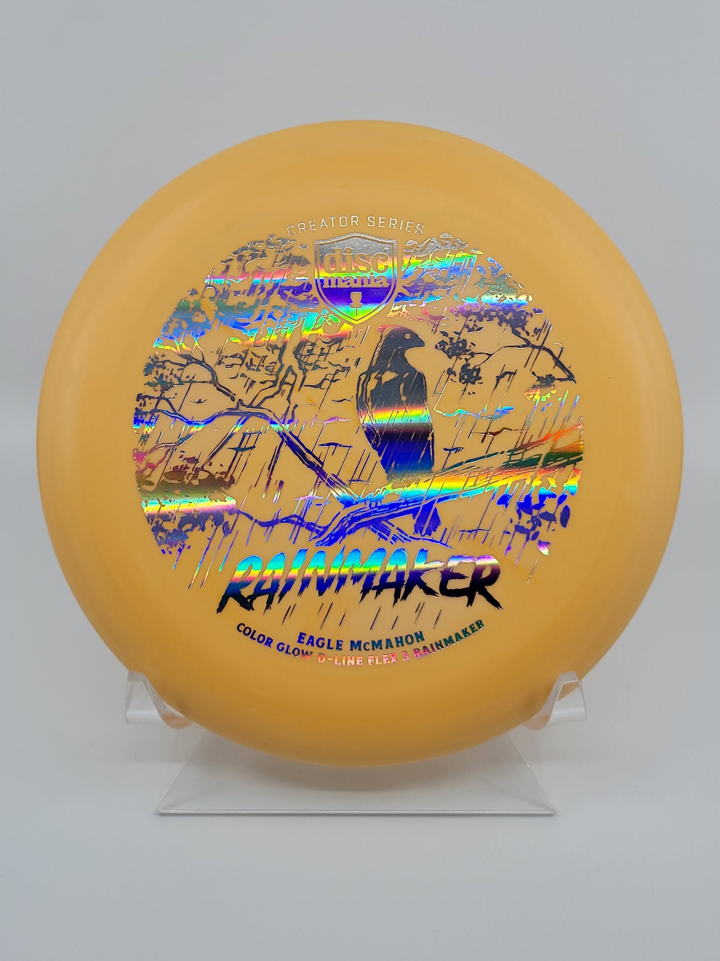 Discmania Eagle McMahon Creator Series Color Glow D-Line Rainmaker (Flex 3)