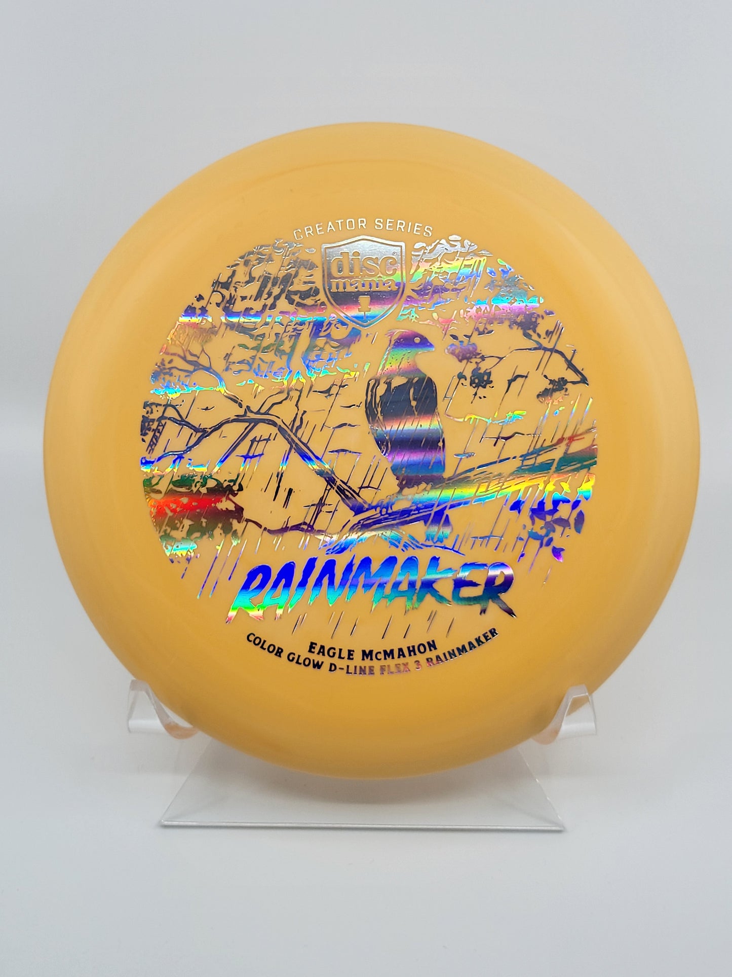 Discmania Eagle McMahon Creator Series Color Glow D-Line Rainmaker (Flex 3)