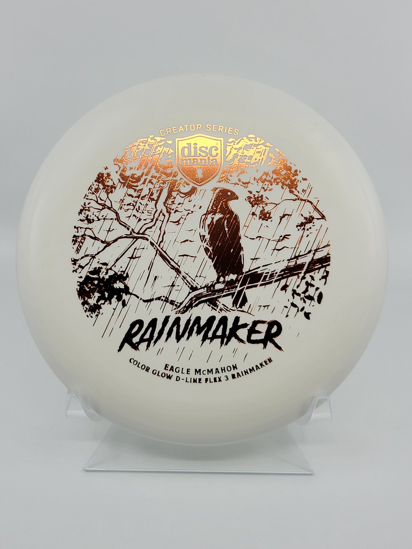 Discmania Eagle McMahon Creator Series Color Glow D-Line Rainmaker (Flex 3)