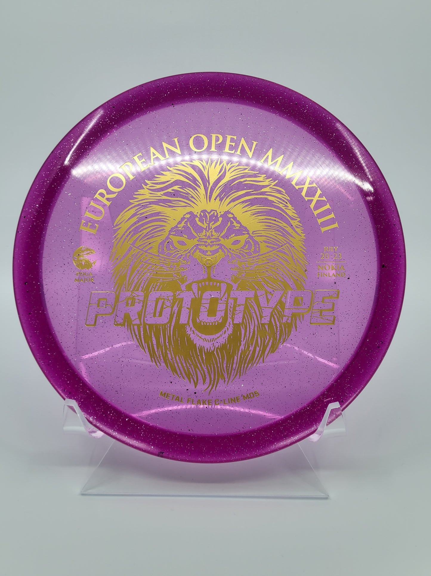 Discmania 2023 European Open Fundraiser Metal Flake C-Line MD5 Prototype