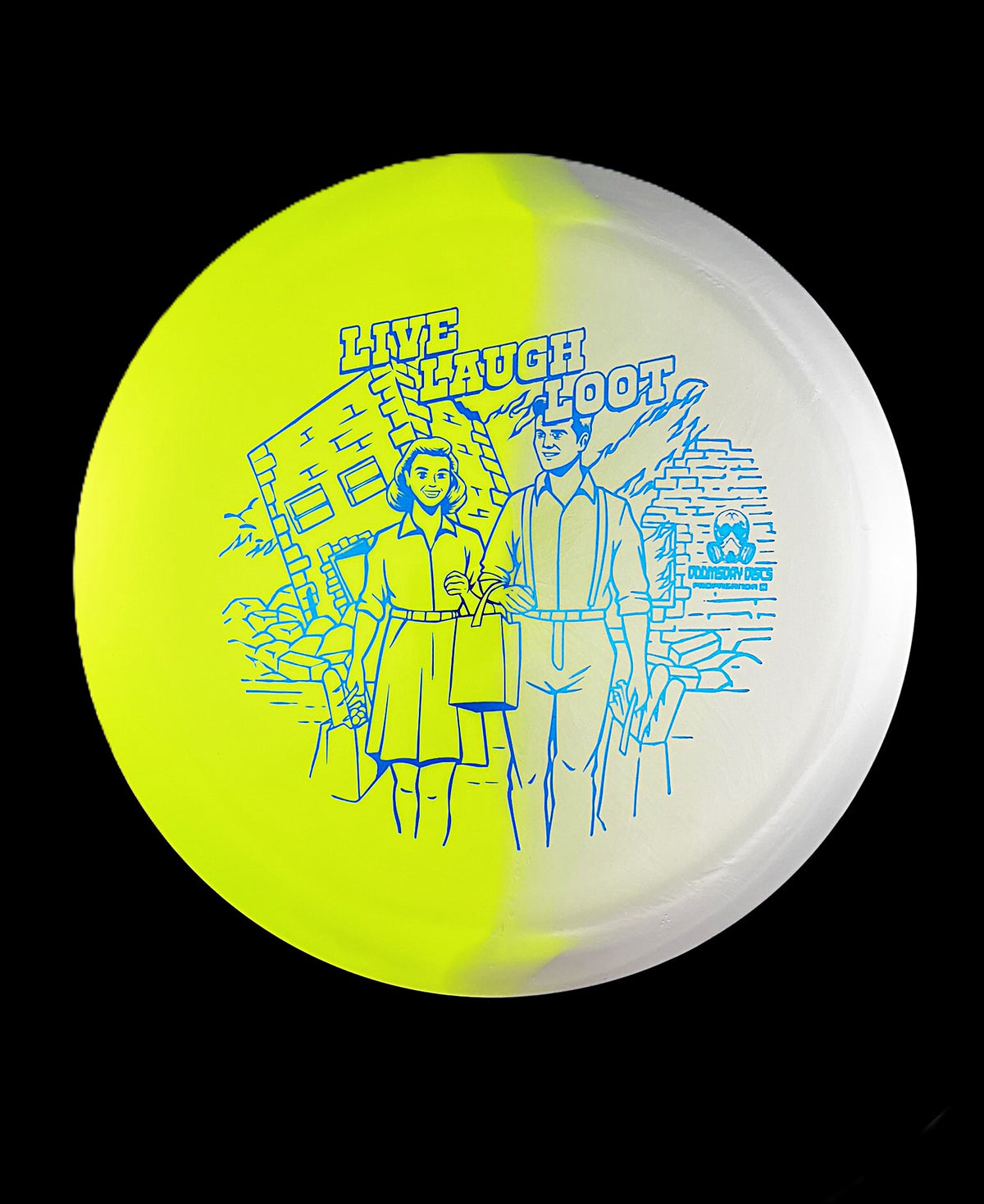 Doomsday Discs Retina Propaganda Retailer Exclusive Stamp (Green/Silver)