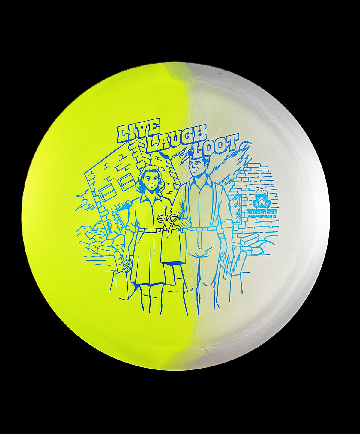 Doomsday Discs Retina Propaganda Retailer Exclusive Stamp (Green/Silver)