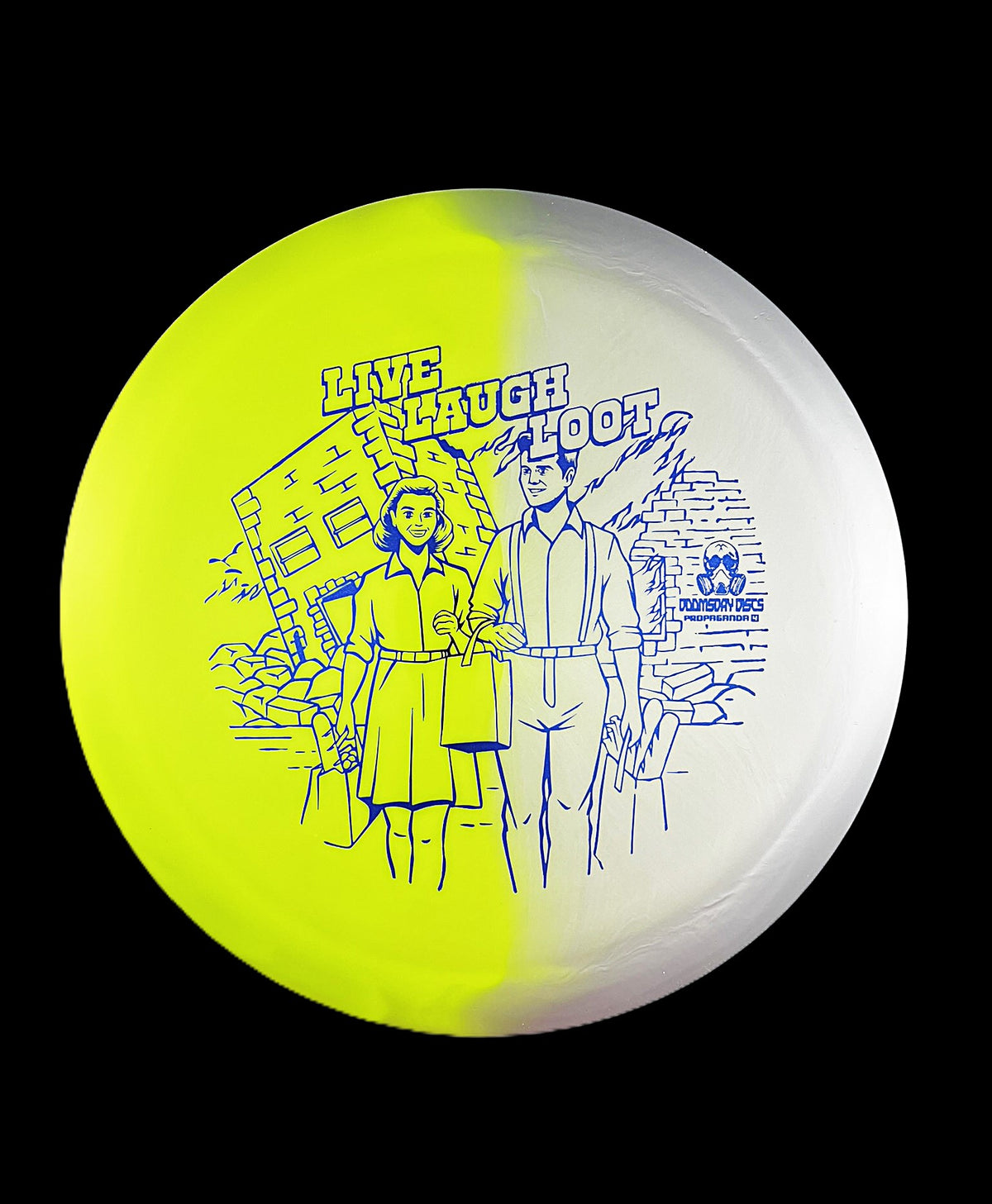 Doomsday Discs Retina Propaganda Retailer Exclusive Stamp (Green/Silver)