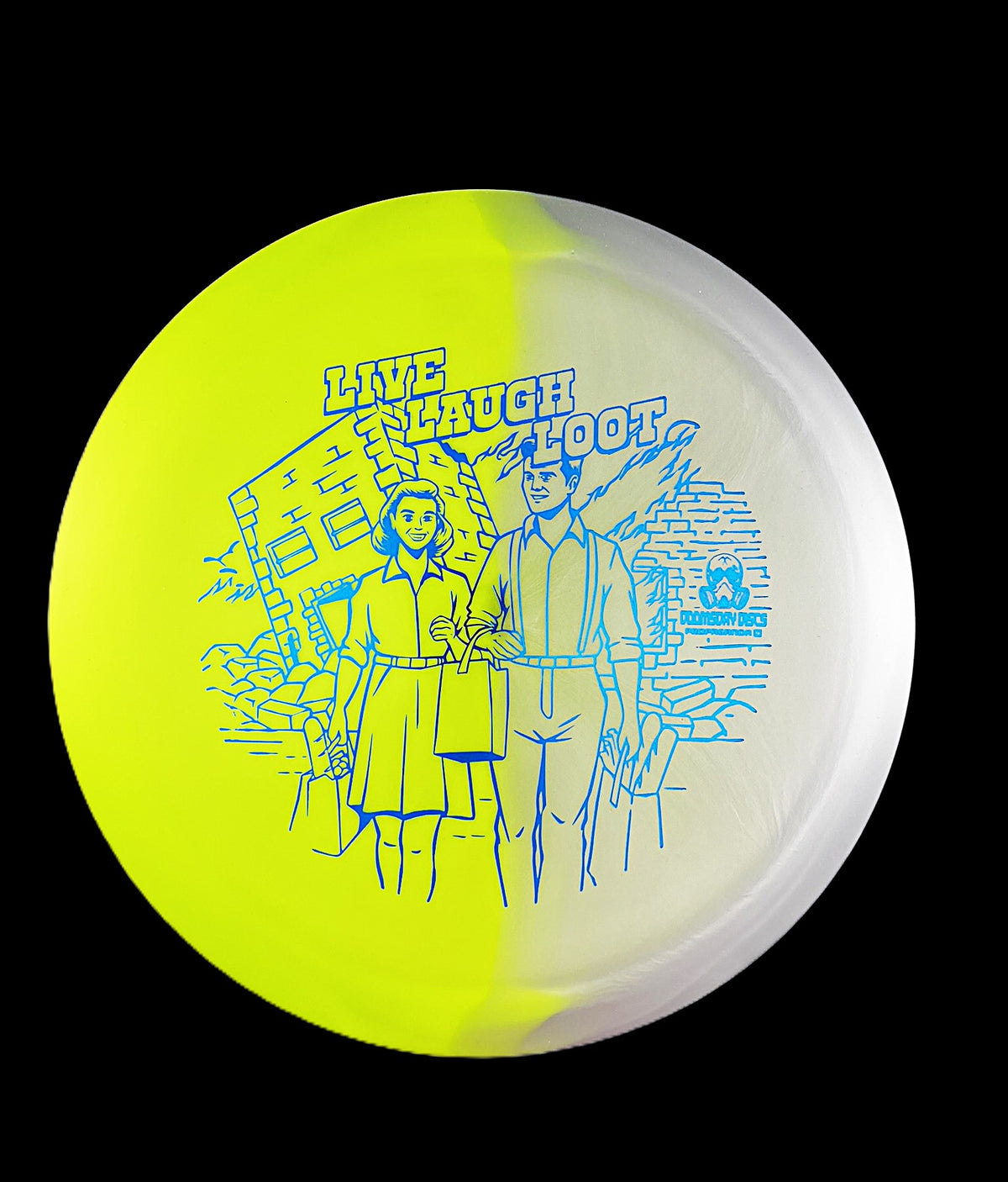 Doomsday Discs Retina Propaganda Retailer Exclusive Stamp (Green/Silver)