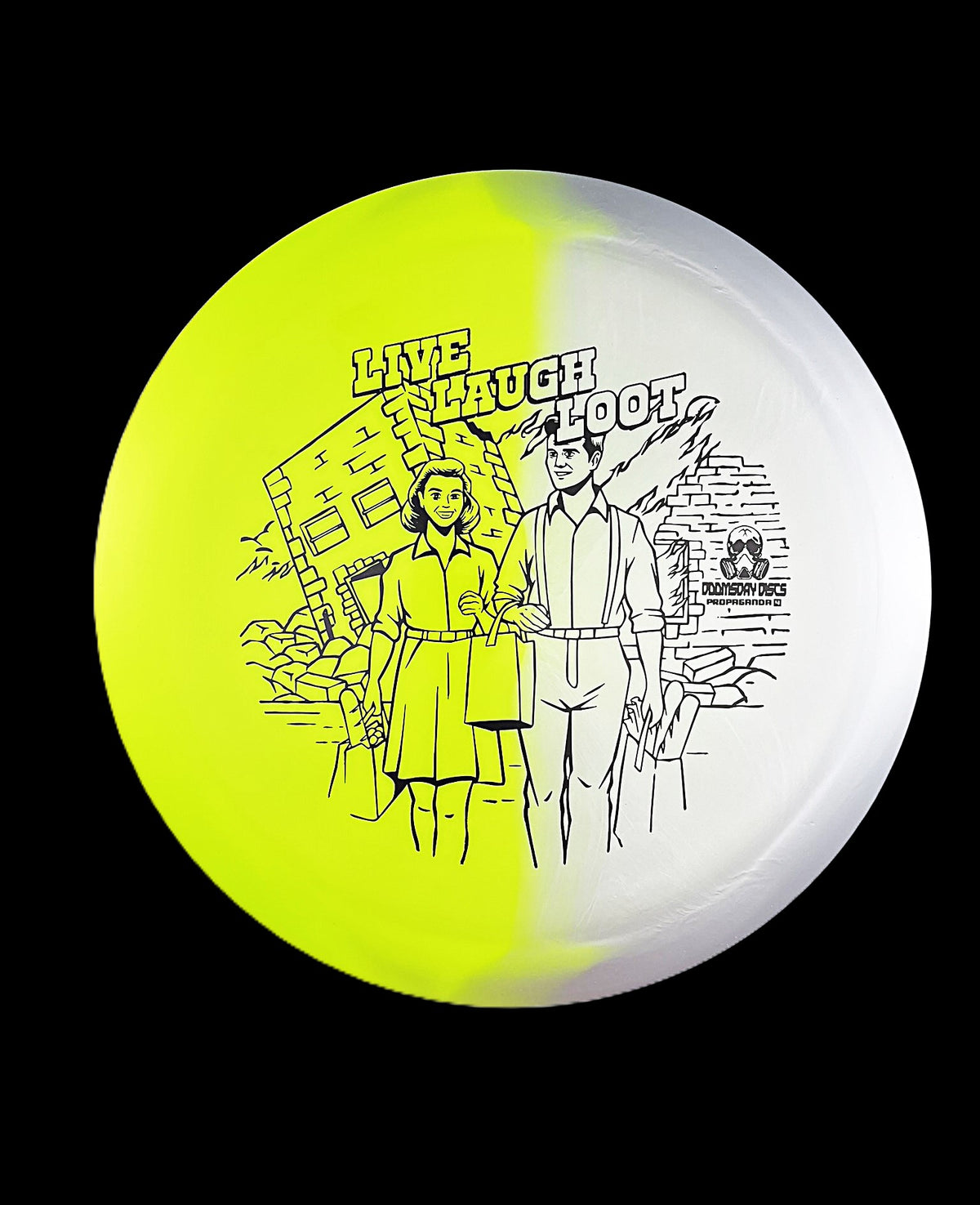 Doomsday Discs Retina Propaganda Retailer Exclusive Stamp (Green/Silver)