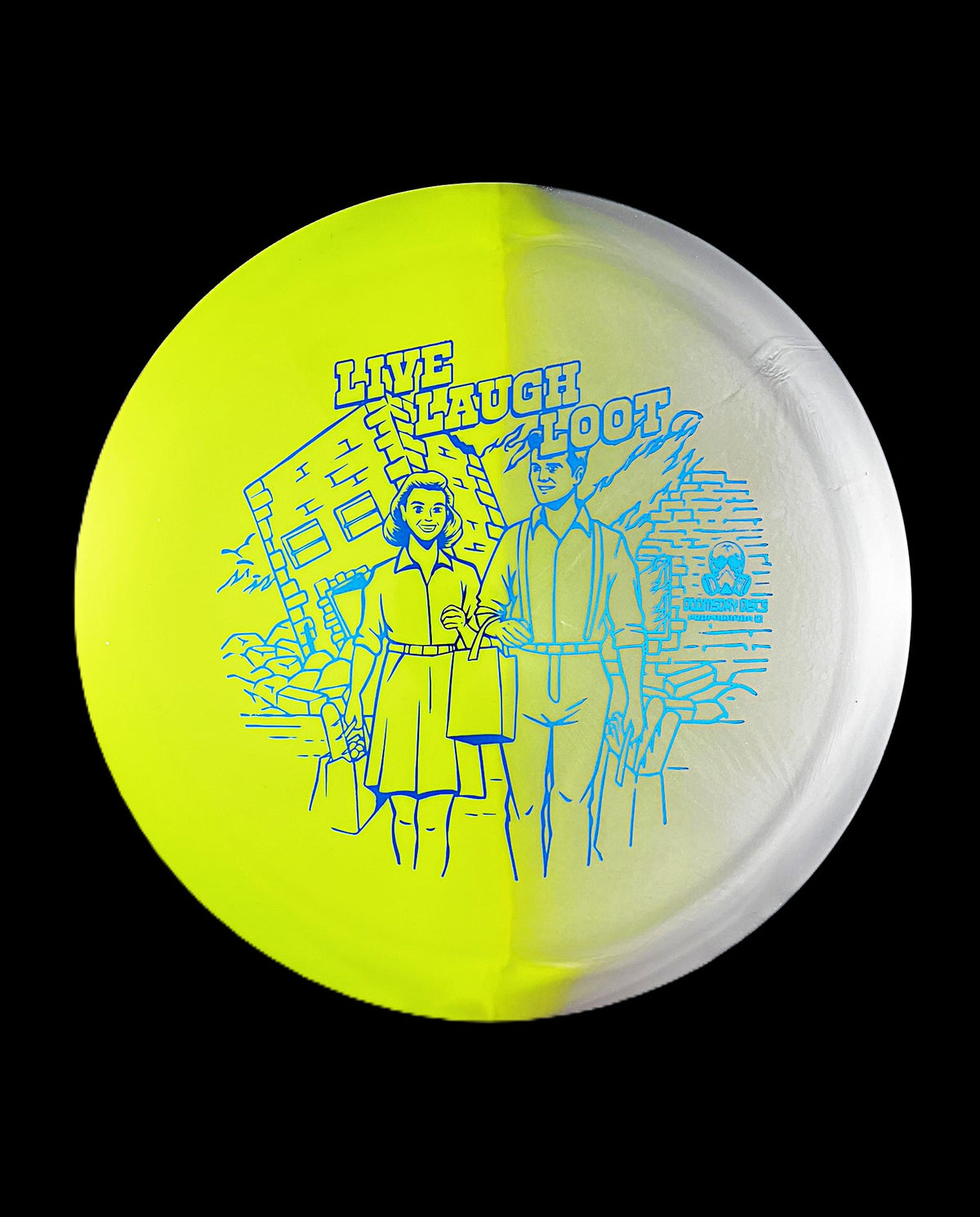 Doomsday Discs Retina Propaganda Retailer Exclusive Stamp (Green/Silver)