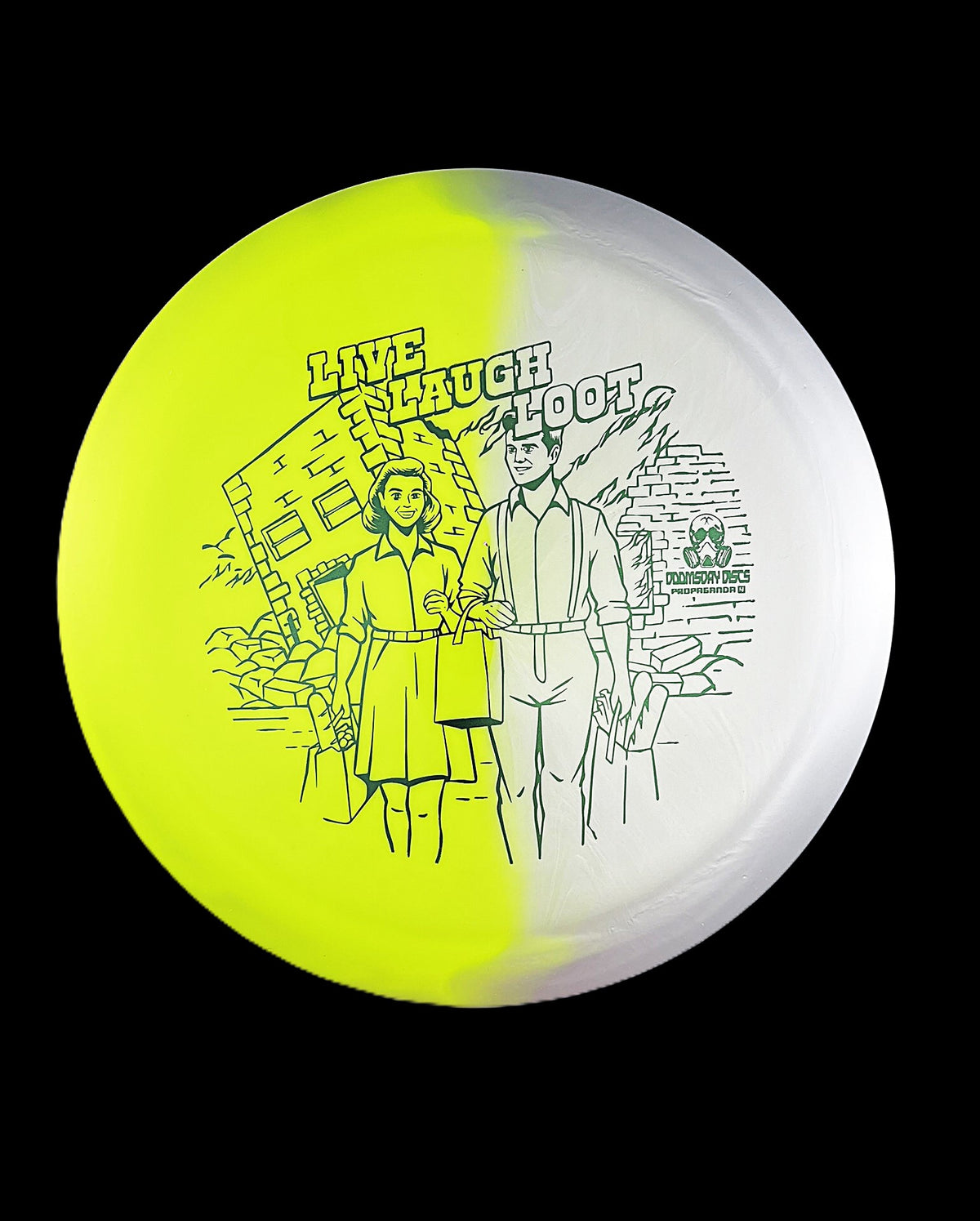 Doomsday Discs Retina Propaganda Retailer Exclusive Stamp (Green/Silver)