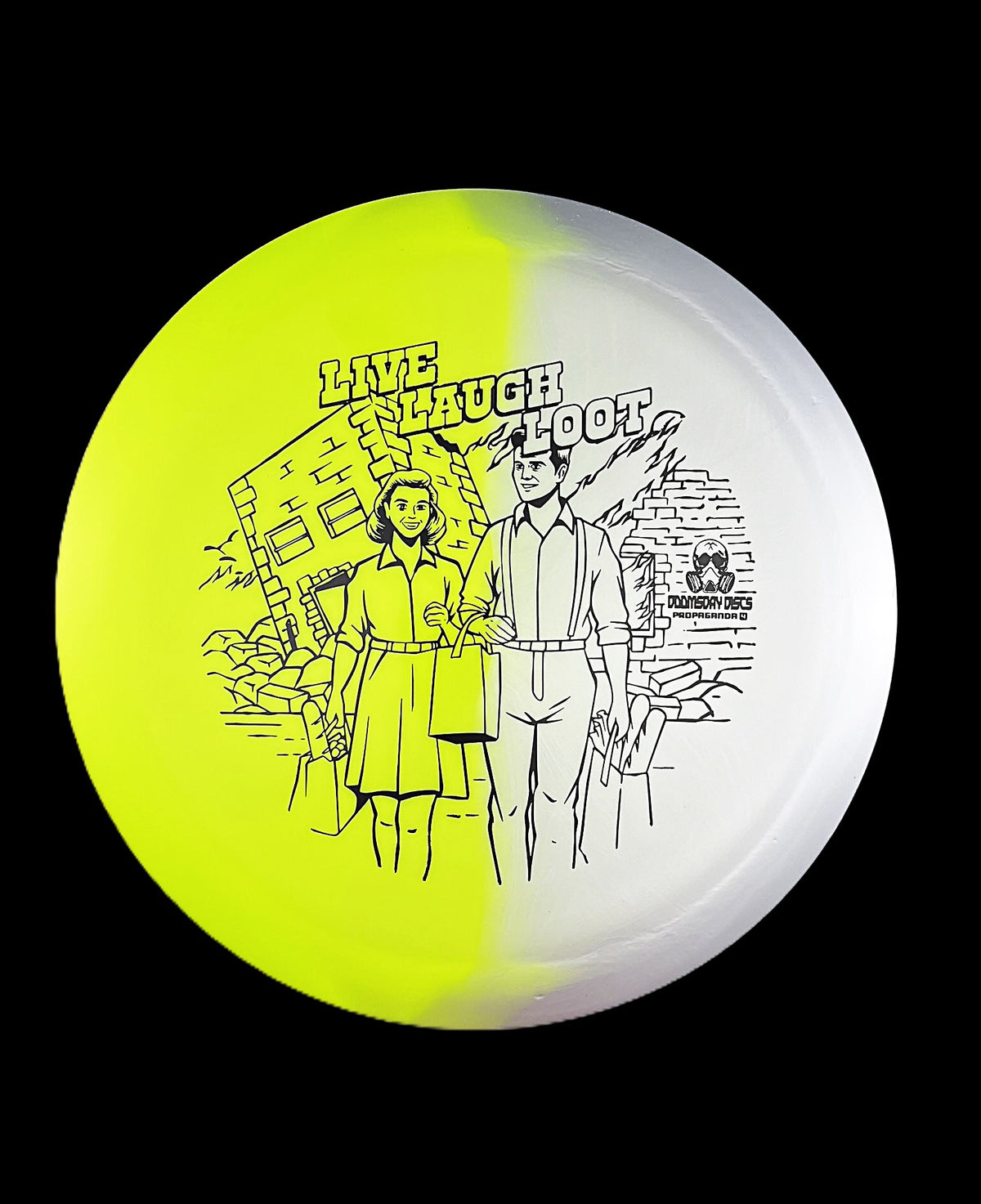 Doomsday Discs Retina Propaganda Retailer Exclusive Stamp (Green/Silver)