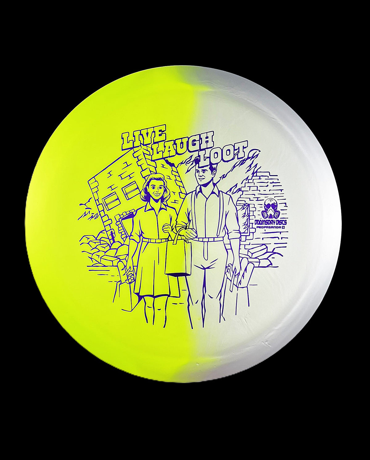 Doomsday Discs Retina Propaganda Retailer Exclusive Stamp (Green/Silver)