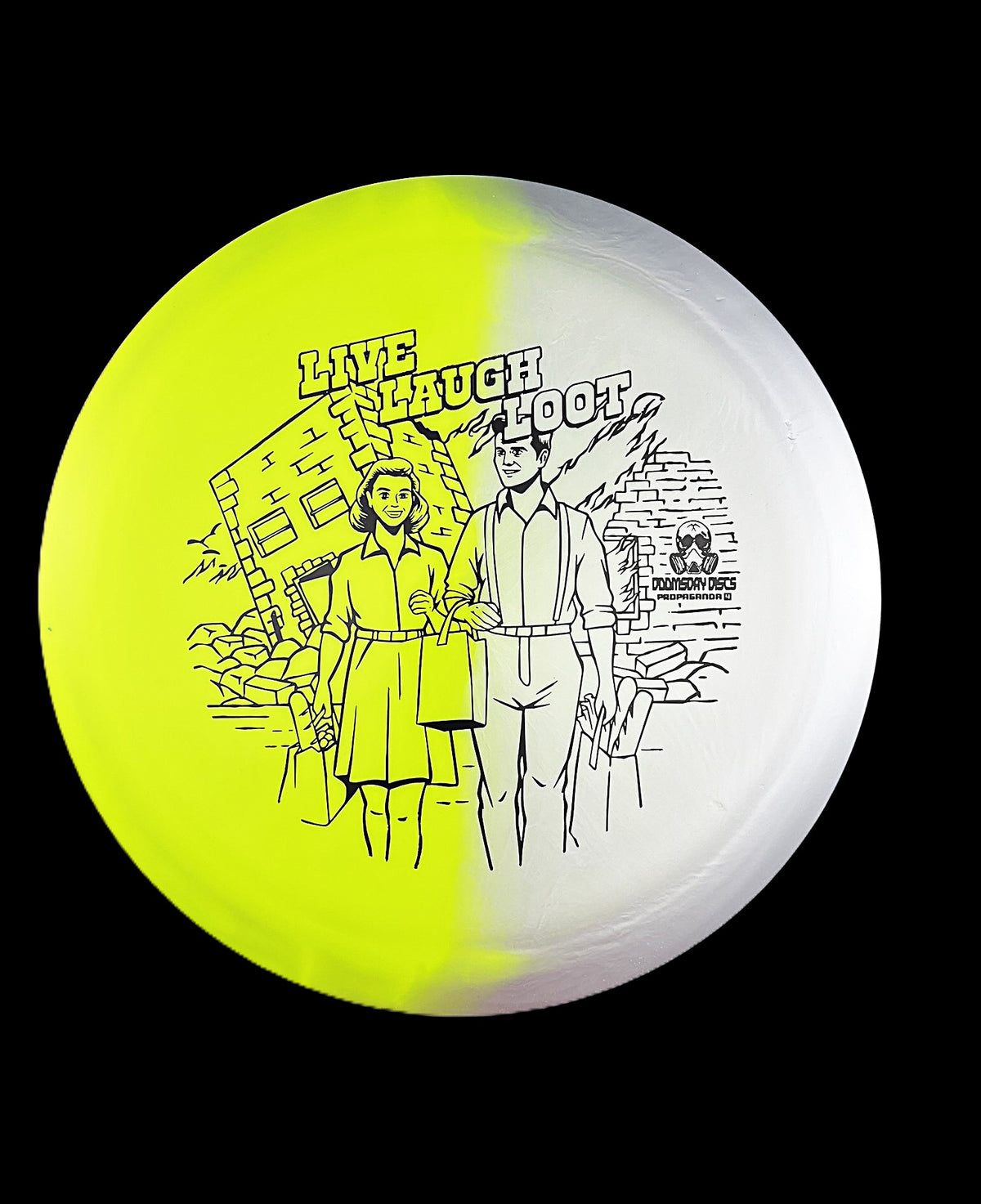 Doomsday Discs Retina Propaganda Retailer Exclusive Stamp (Green/Silver)