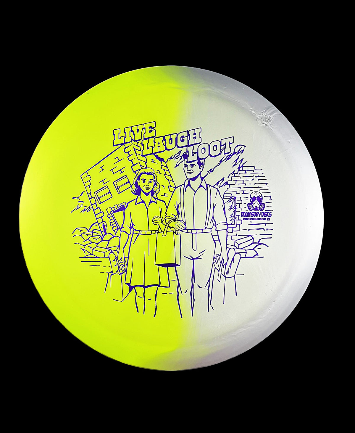 Doomsday Discs Retina Propaganda Retailer Exclusive Stamp (Green/Silver)
