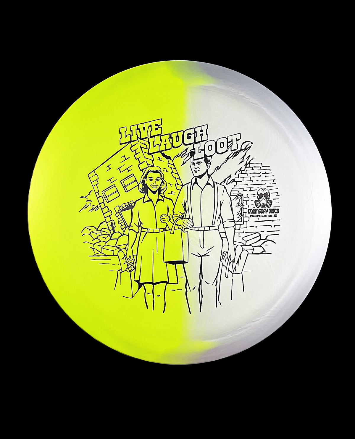 Doomsday Discs Retina Propaganda Retailer Exclusive Stamp (Green/Silver)