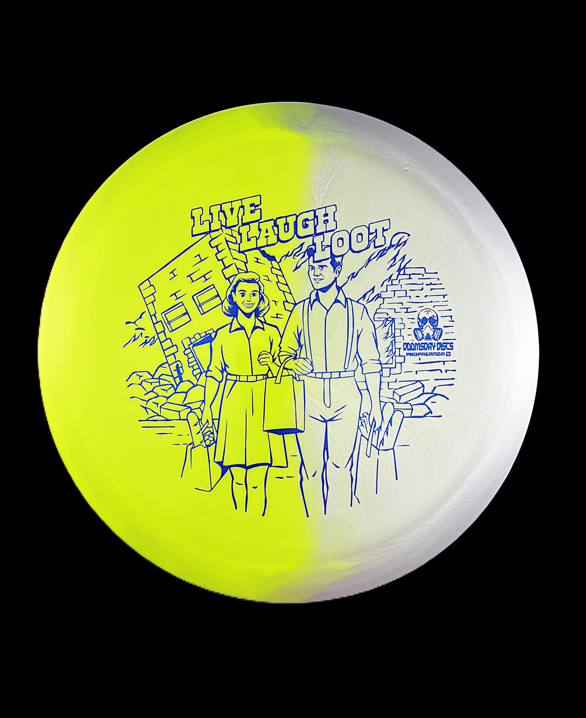 Doomsday Discs Retina Propaganda Retailer Exclusive Stamp (Green/Silver)