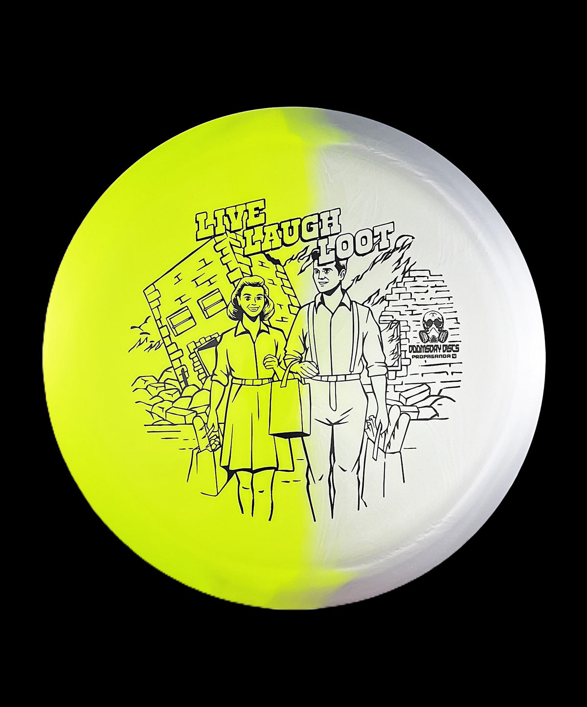 Doomsday Discs Retina Propaganda Retailer Exclusive Stamp (Green/Silver)
