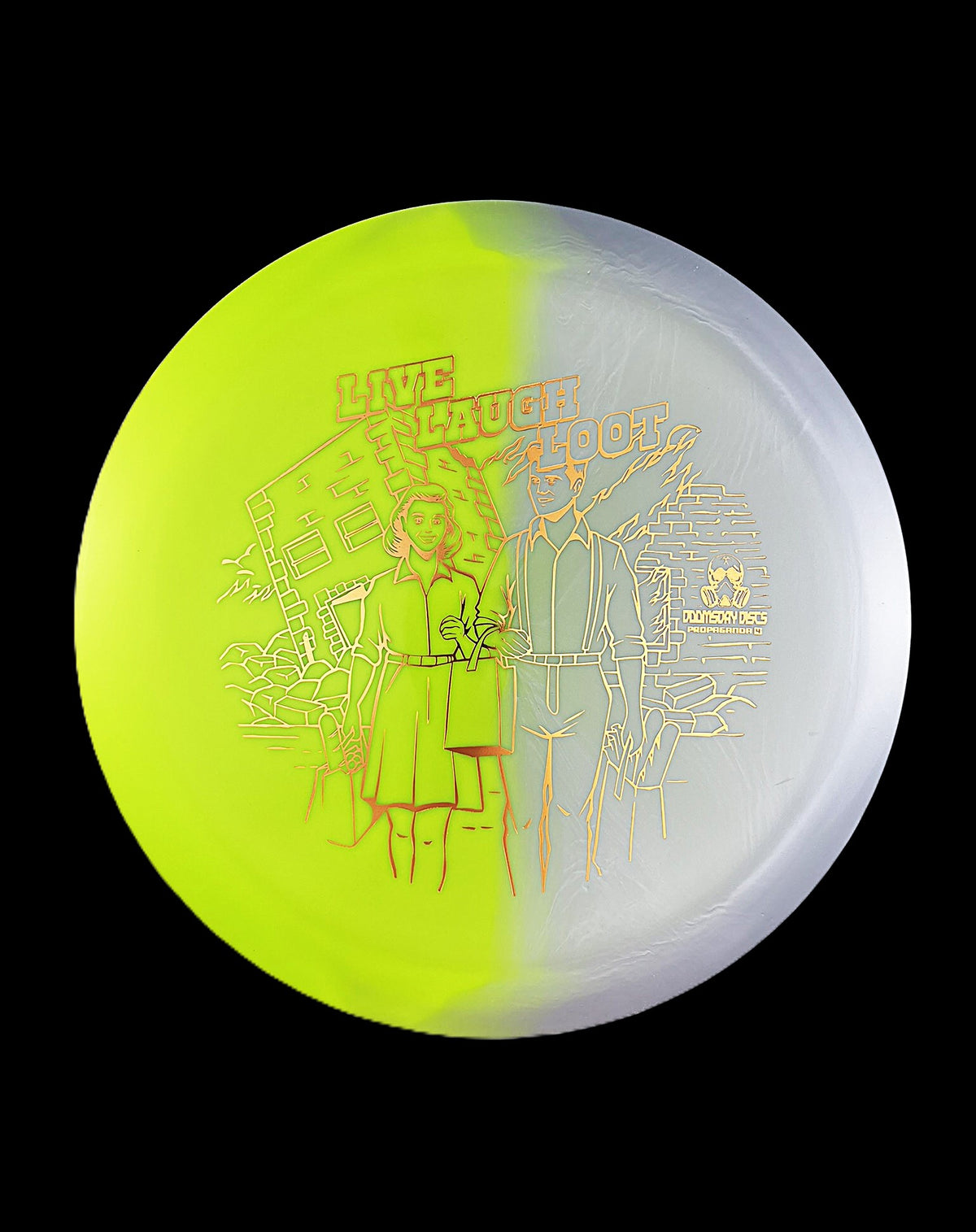 Doomsday Discs Retina Propaganda Retailer Exclusive Stamp (Green/Silver)