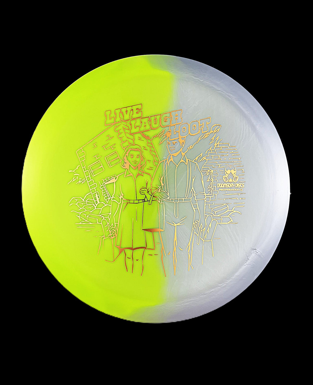 Doomsday Discs Retina Propaganda Retailer Exclusive Stamp (Green/Silver)