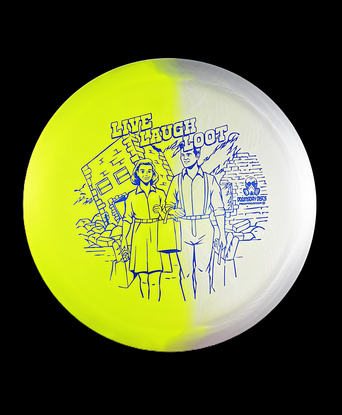 Doomsday Discs Retina Propaganda Retailer Exclusive Stamp (Green/Silver)