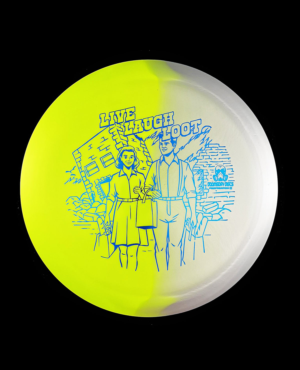 Doomsday Discs Retina Propaganda Retailer Exclusive Stamp (Green/Silver)