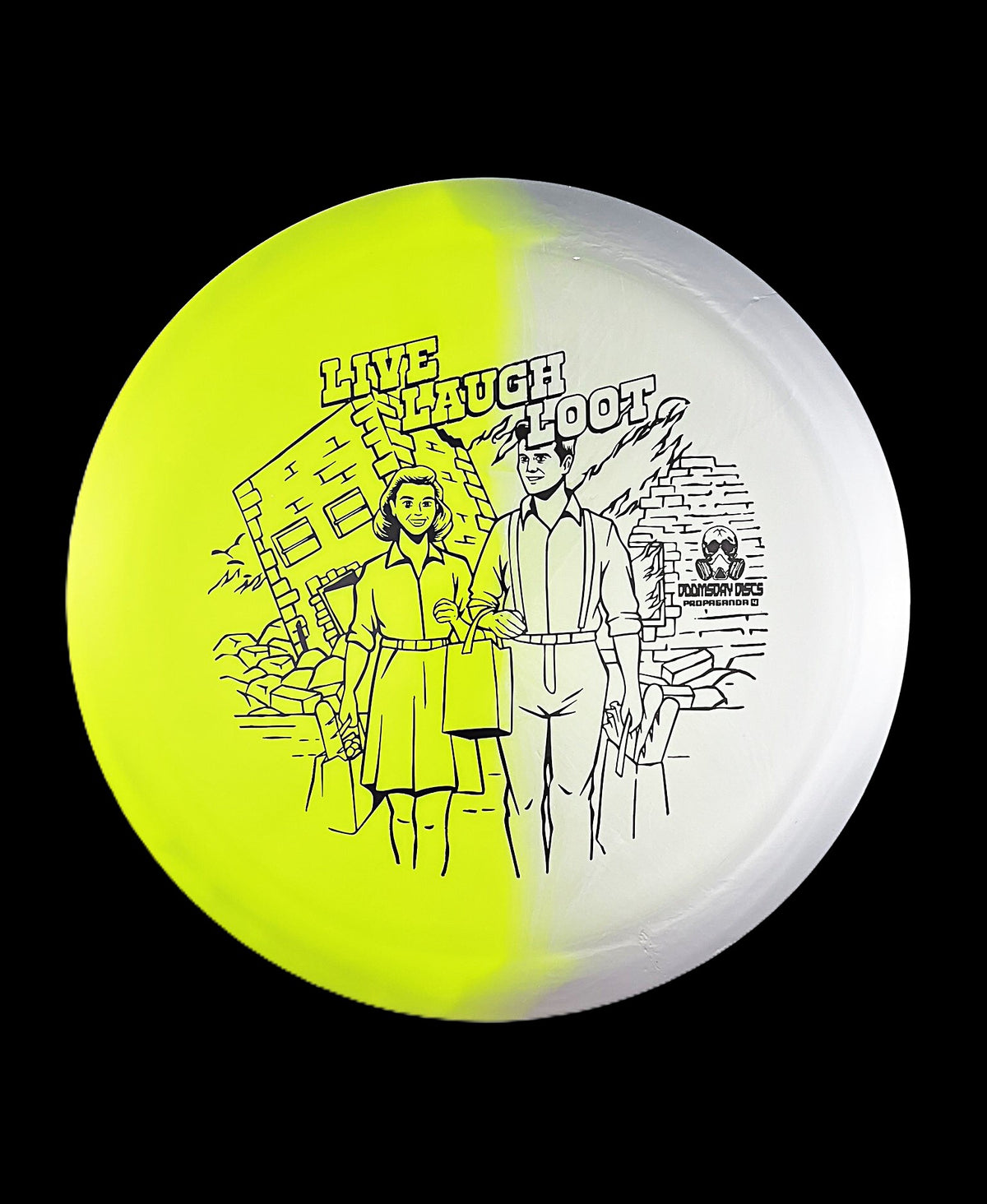 Doomsday Discs Retina Propaganda Retailer Exclusive Stamp (Green/Silver)