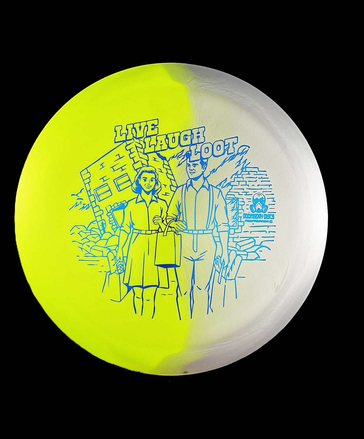Doomsday Discs Retina Propaganda Retailer Exclusive Stamp (Green/Silver)