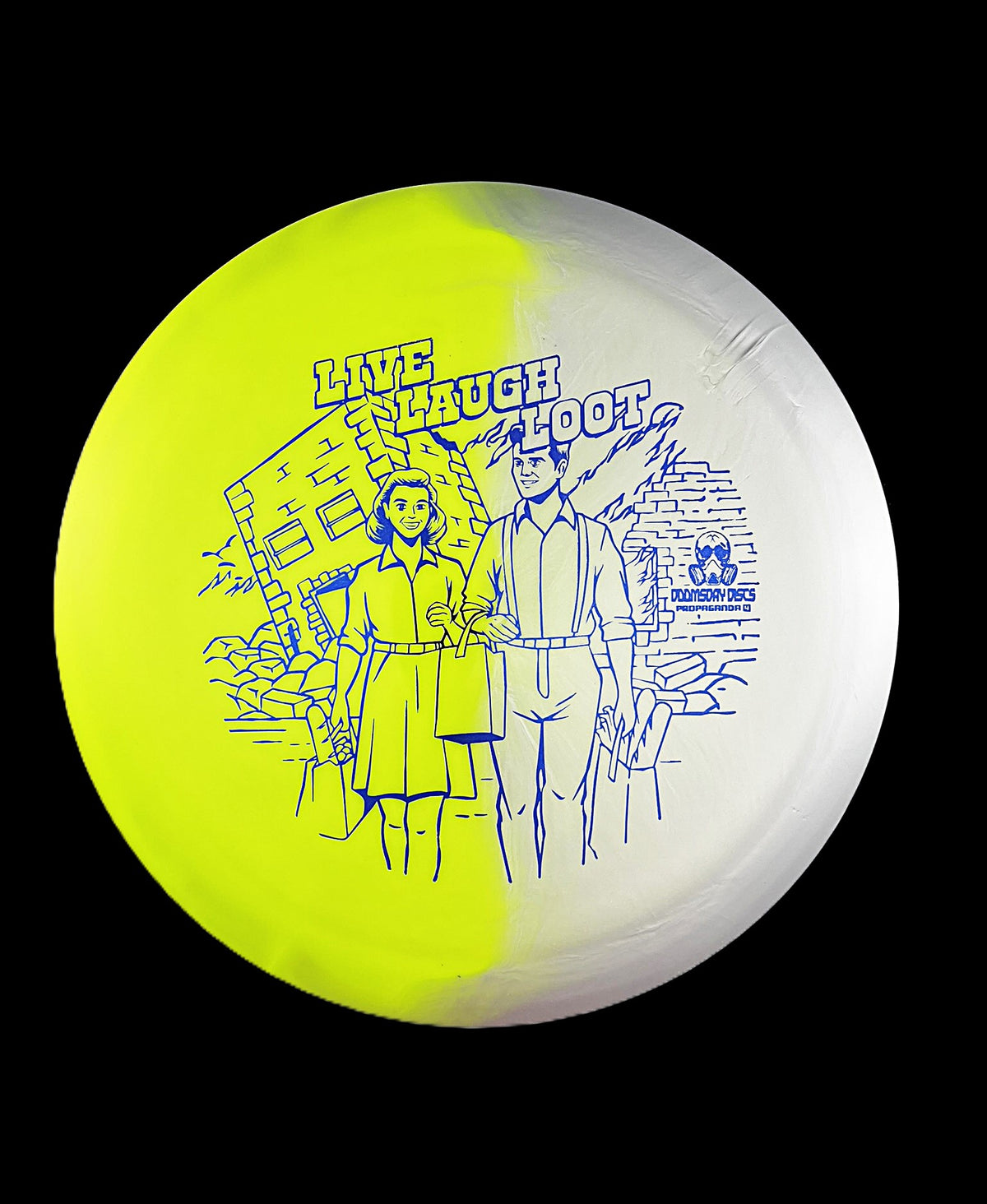 Doomsday Discs Retina Propaganda Retailer Exclusive Stamp (Green/Silver)